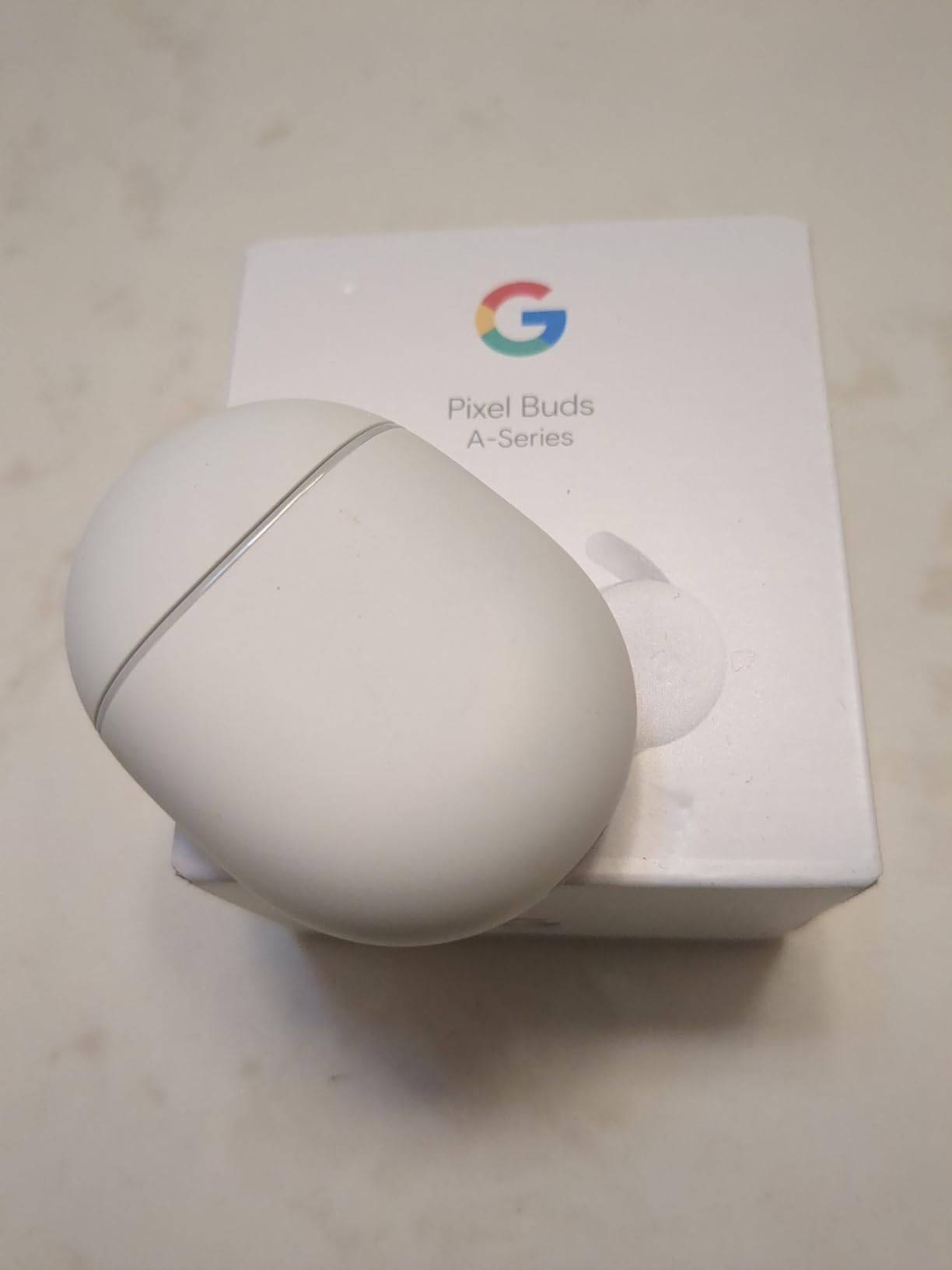 Google Pixel Buds A-Series True Wireless In-Ear Headphones - White (Renewed) customer photo 1