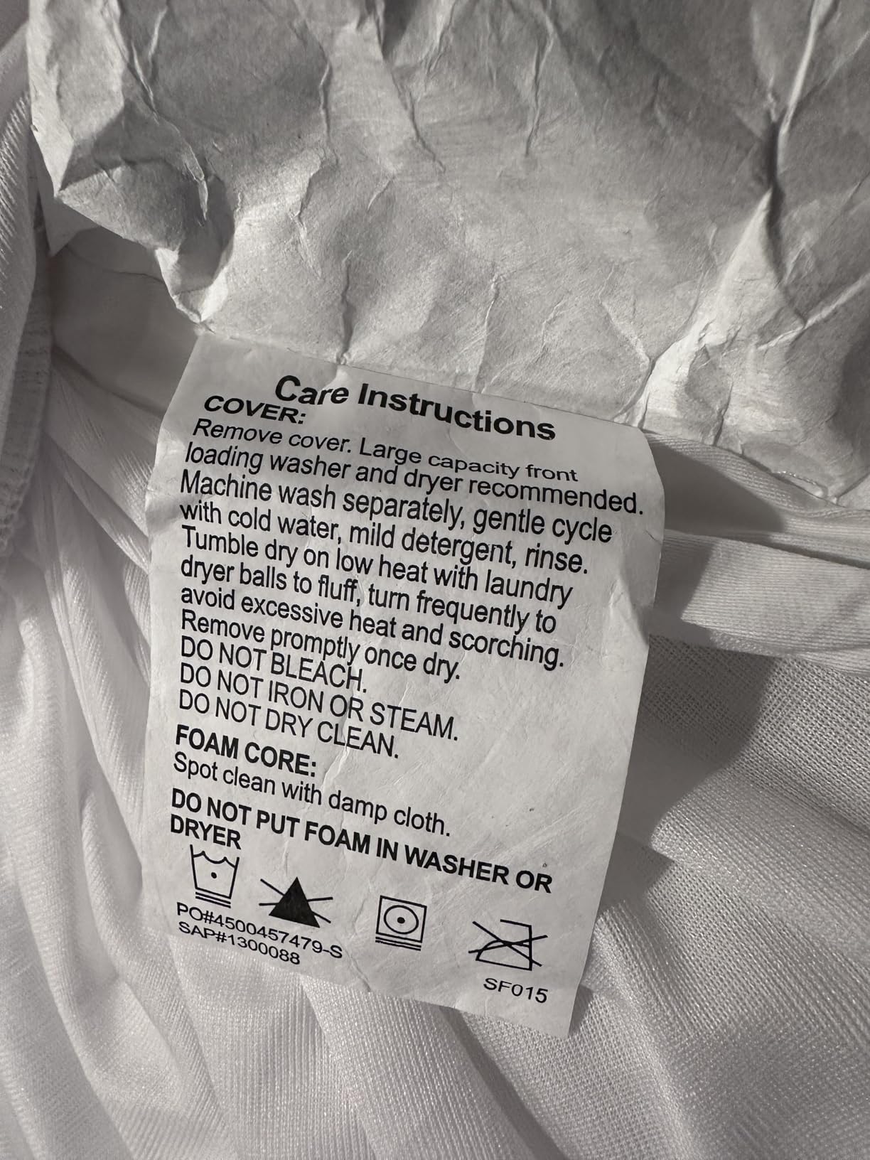 Sleep Innovations Cooling Comfort Gel Memory Foam Dual Layer Mattress Topper, 4 Inch, King Size, Pillow Top Cover customer photo 2