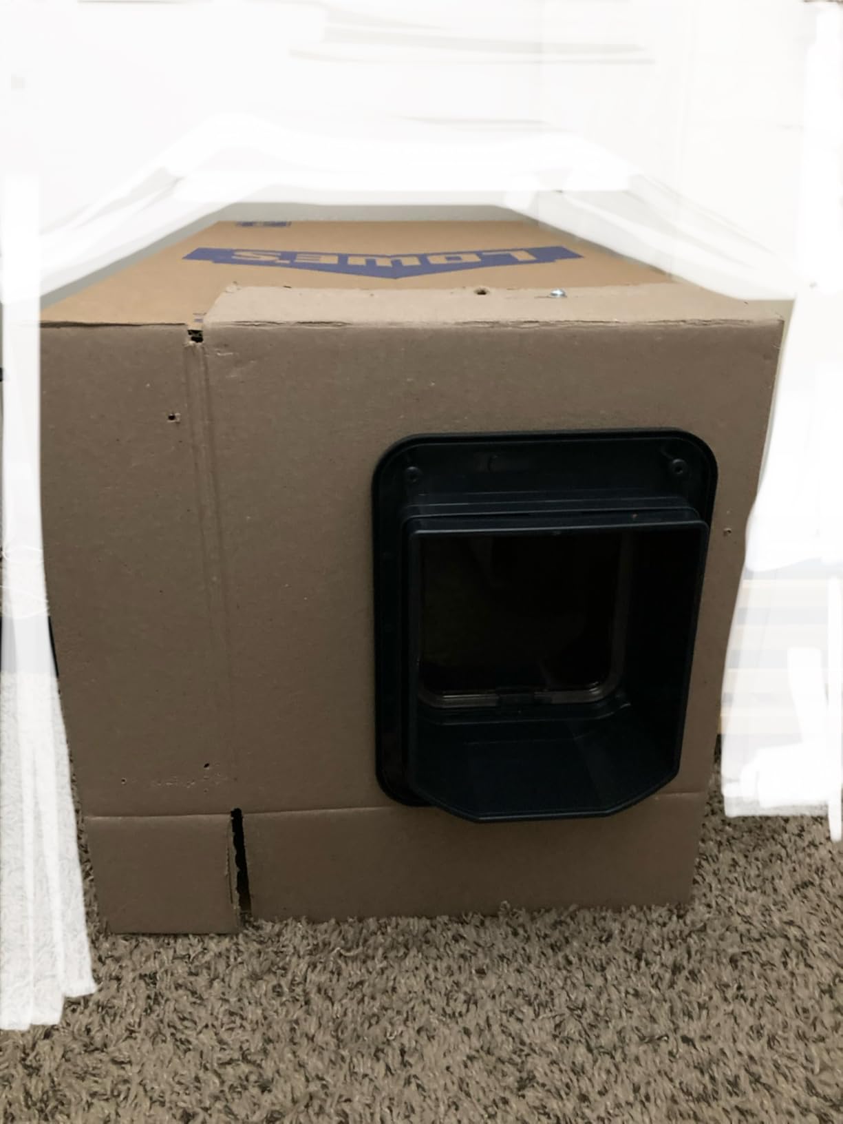 Closer Pets Microchip Activated Cat Flap (360) - ISO and AVID Compatible, for Small to Medium Cats, Accommodates up to 30 Pets, for Single/Multiple glazing, UPVC, walls and Wood, Grey customer photo 1