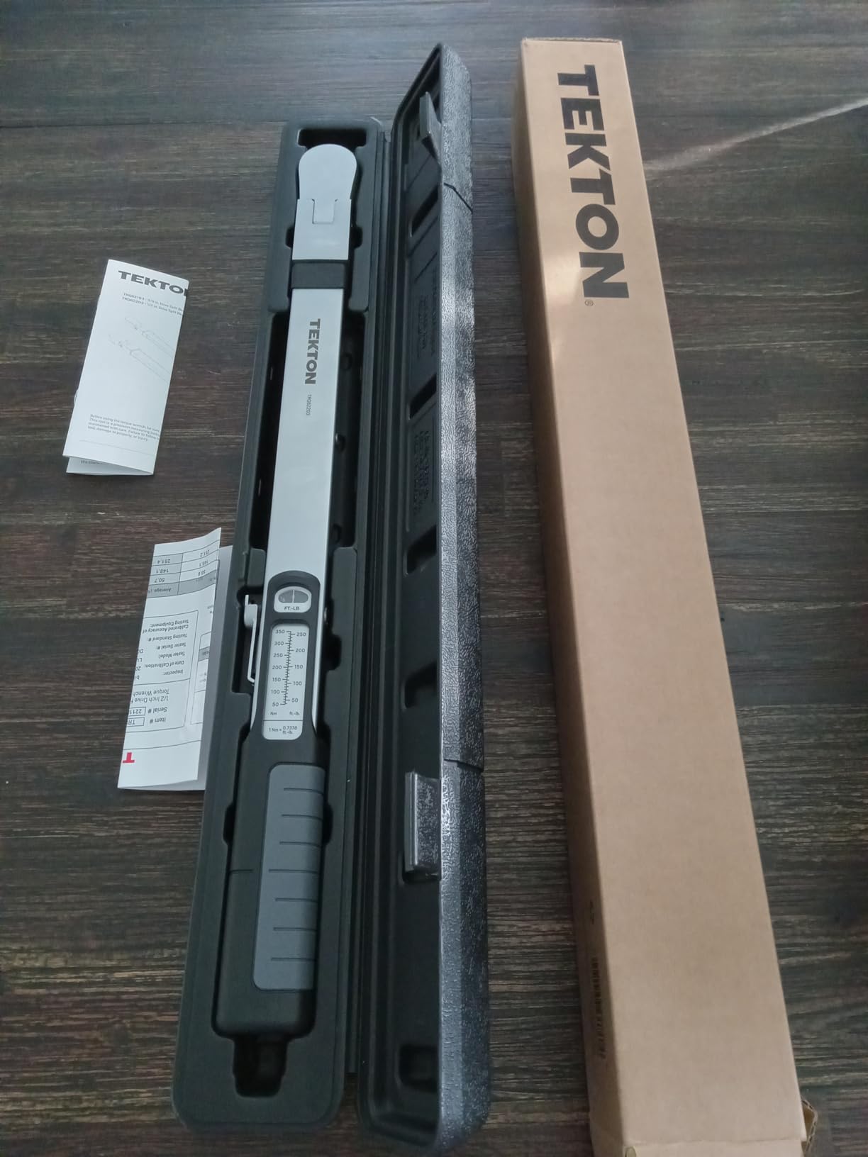 TEKTON 3/8 Inch Drive 72-Tooth Split Beam Torque Wrench (20-100 ft.-lb.) | TRQ62103 customer photo 1