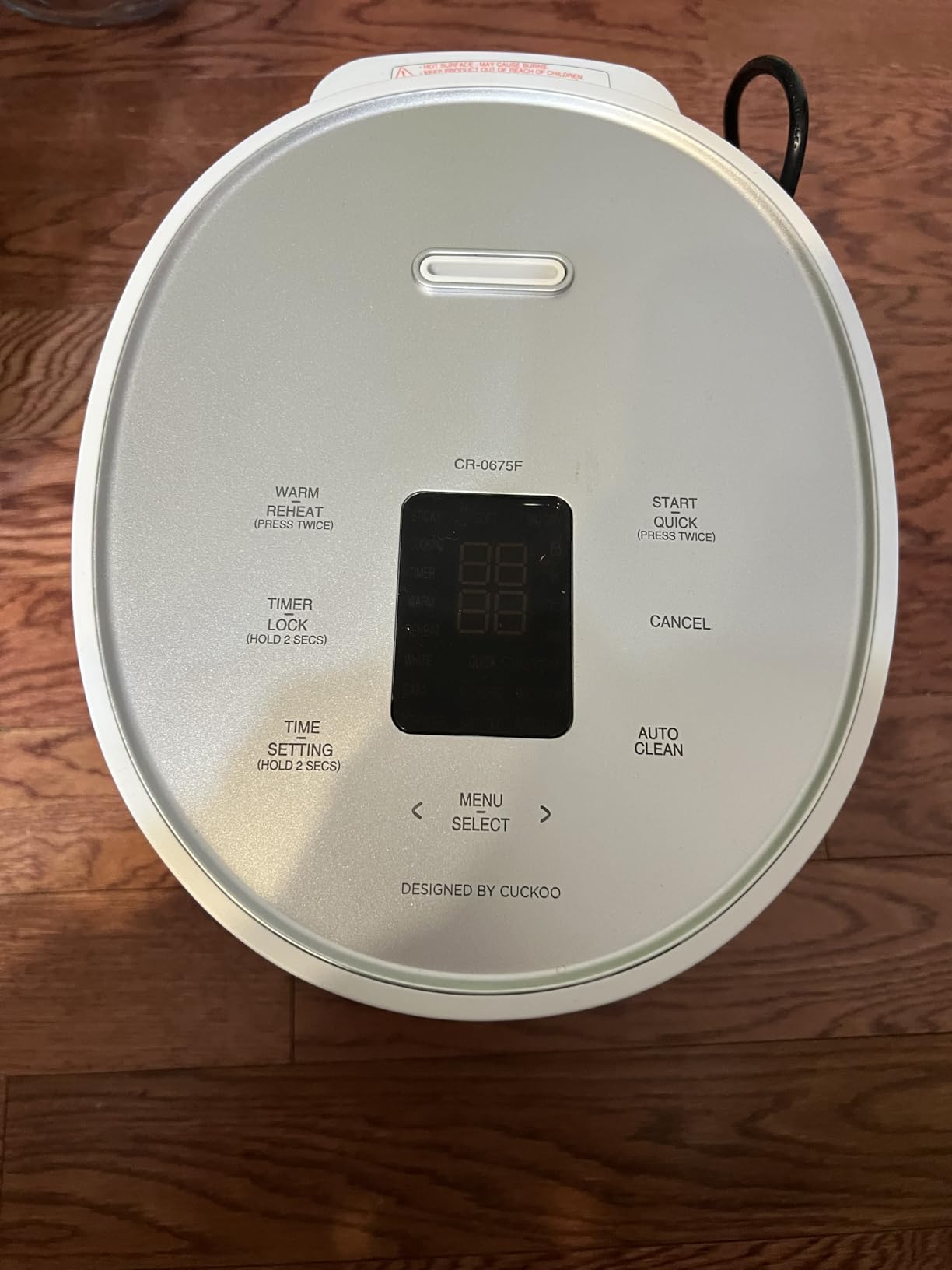 CUCKOO Micom Rice Cooker 3-Cup Uncooked / 6-Cup Cooked with Nonstick Inner Pot, Small Rice Maker with 8 Menu Options, Fuzzy Logic Technology, Auto Clean, Quick Rice Mode, White (CR-0375FW) customer photo 1