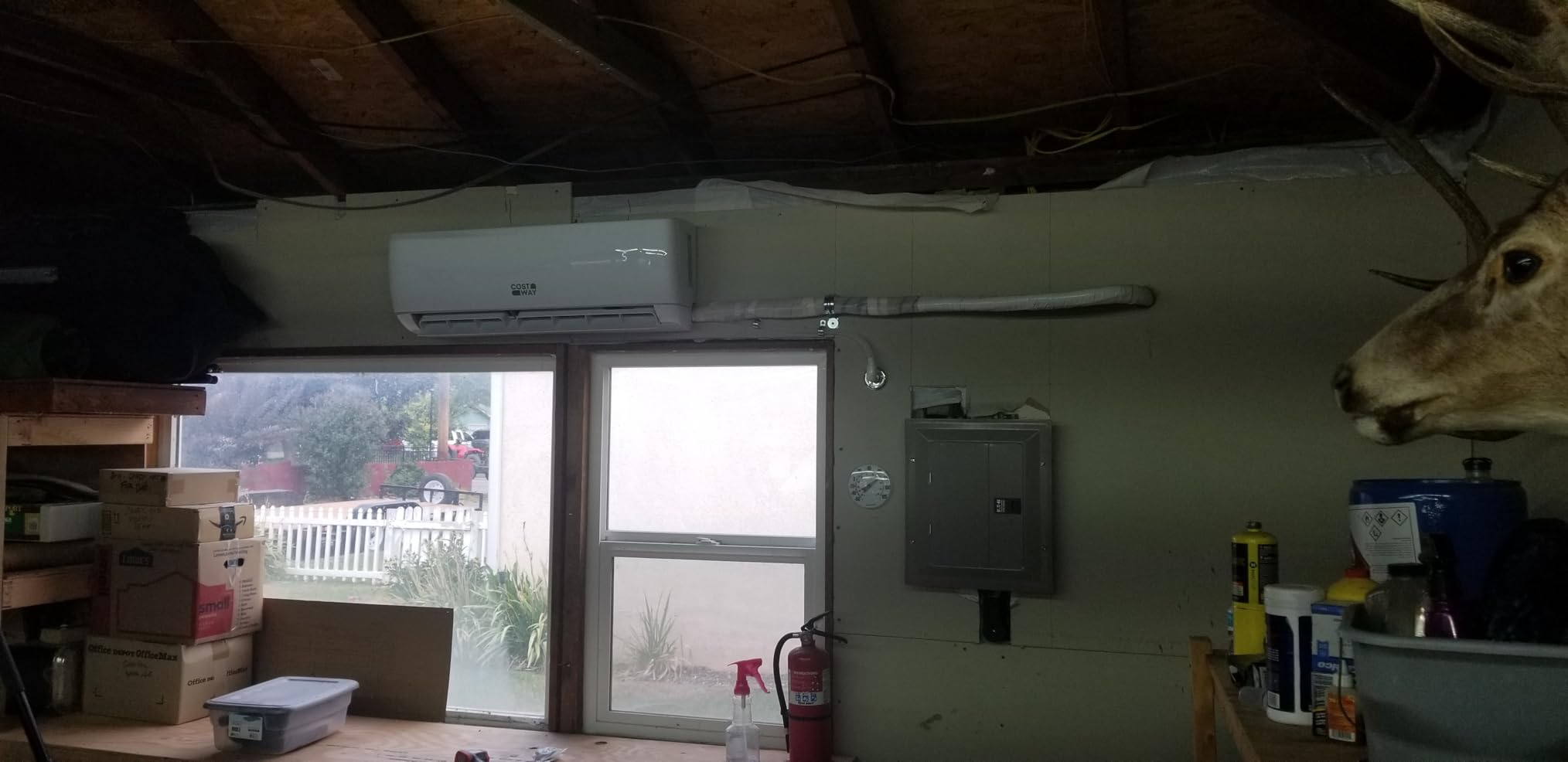 COSTWAY 12000BTU Mini Split Air Conditioner& Heater, 20 SEER2 115V Wall-Mounted Ductless AC Unit Cools Rooms up to 750 Sq. Ft, Energy Efficient Inverter AC with Heat Pump (Blast Series) customer photo 2