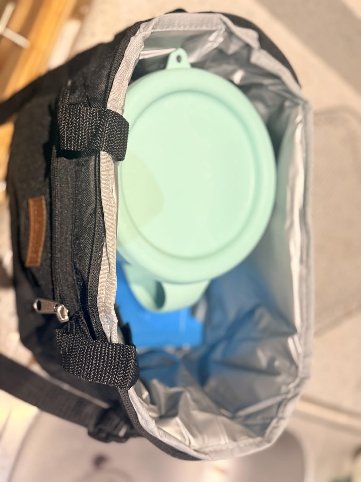 Lifewit Medium Lunch Bag Insulated Lunch Box Soft Cooler Cooling Tote for Adult Men Women, Black 12-Can (9L) customer photo 2