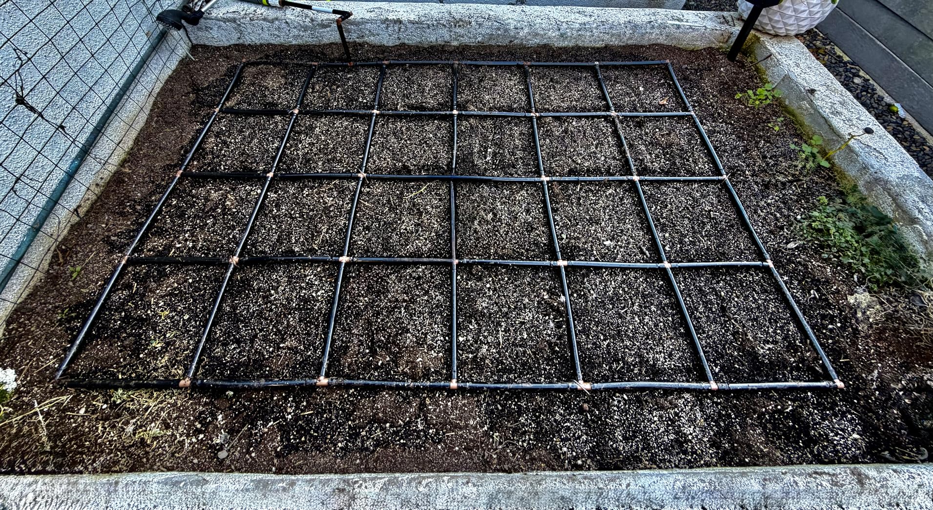 Garden Grid Watering System, 3x6 | Raised Garden Bed Drip Irrigation System - But Better | Pre-Assembled, Waters Every Plant Evenly, 2-Min Setup | Square Foot Gardening | US-Made | Standard 33.5