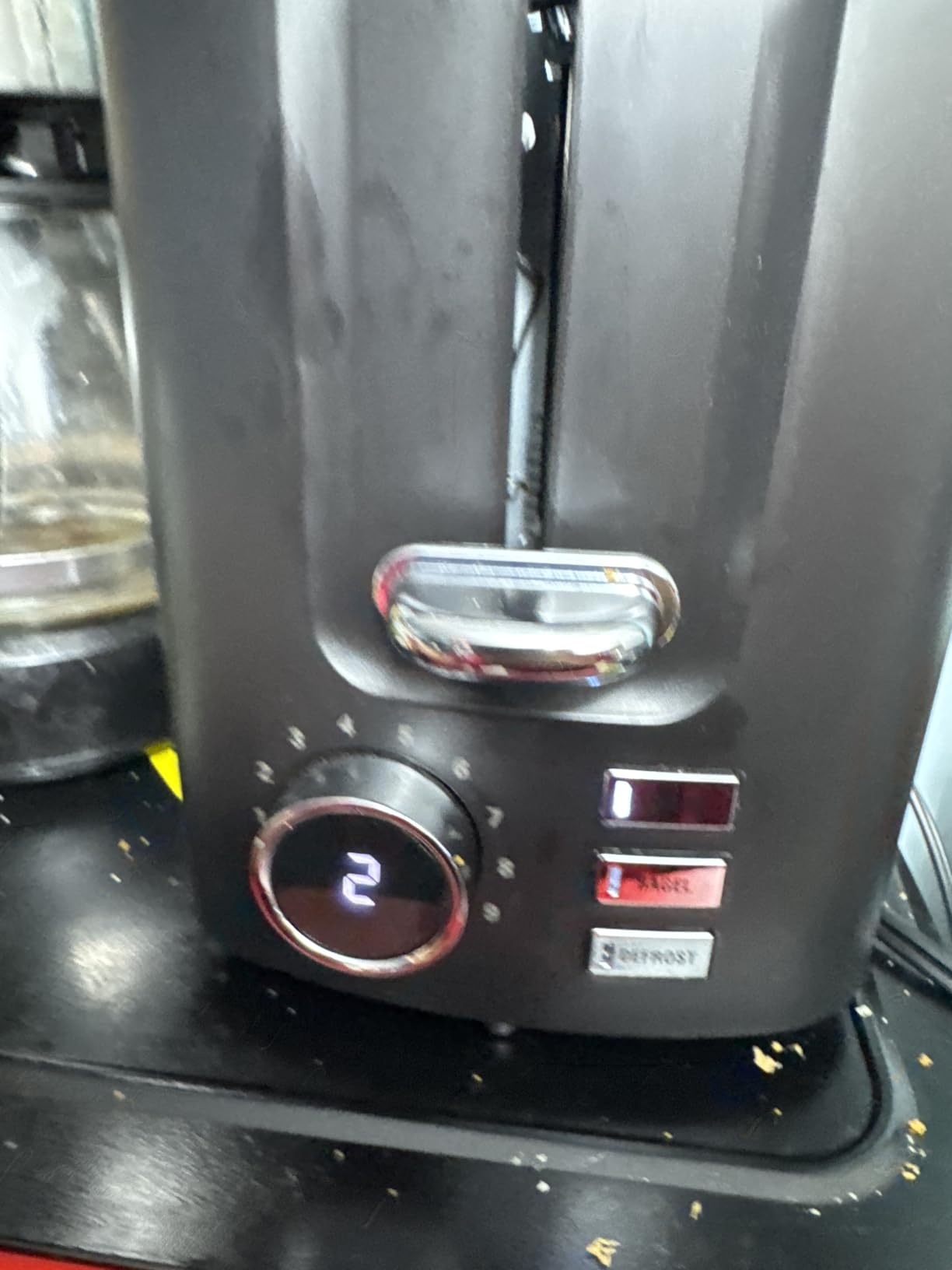 Toaster 2 Slice Wide Slot Toaster Best Rated Prime Display Smart Toasters with LCD Digital Countdown Timer and Bagel/Defrost/Cancel/Reheat Function customer photo 2