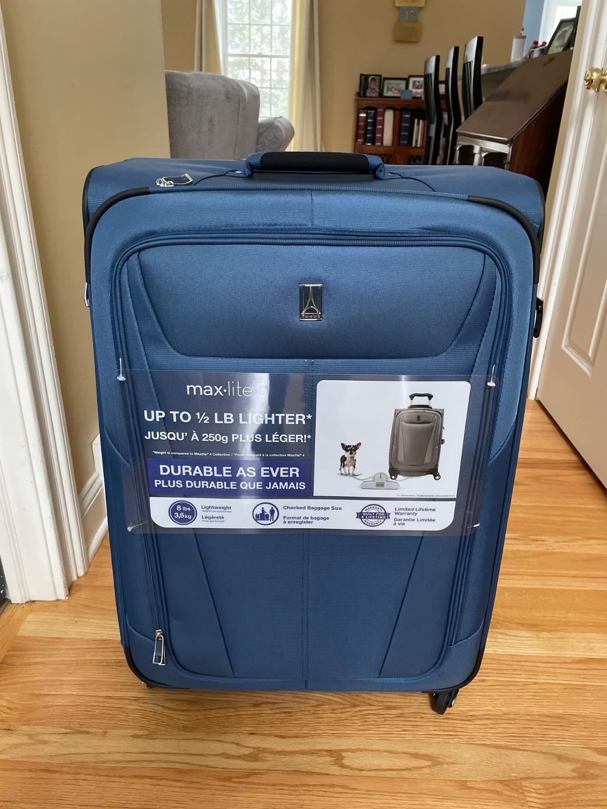Travelpro Maxlite 5 Softside Expandable Luggage with 4 Spinner Wheels, Lightweight Suitcase, Men and Women, Orchid Pink Purple, Checked-Large 29-Inch customer photo 1