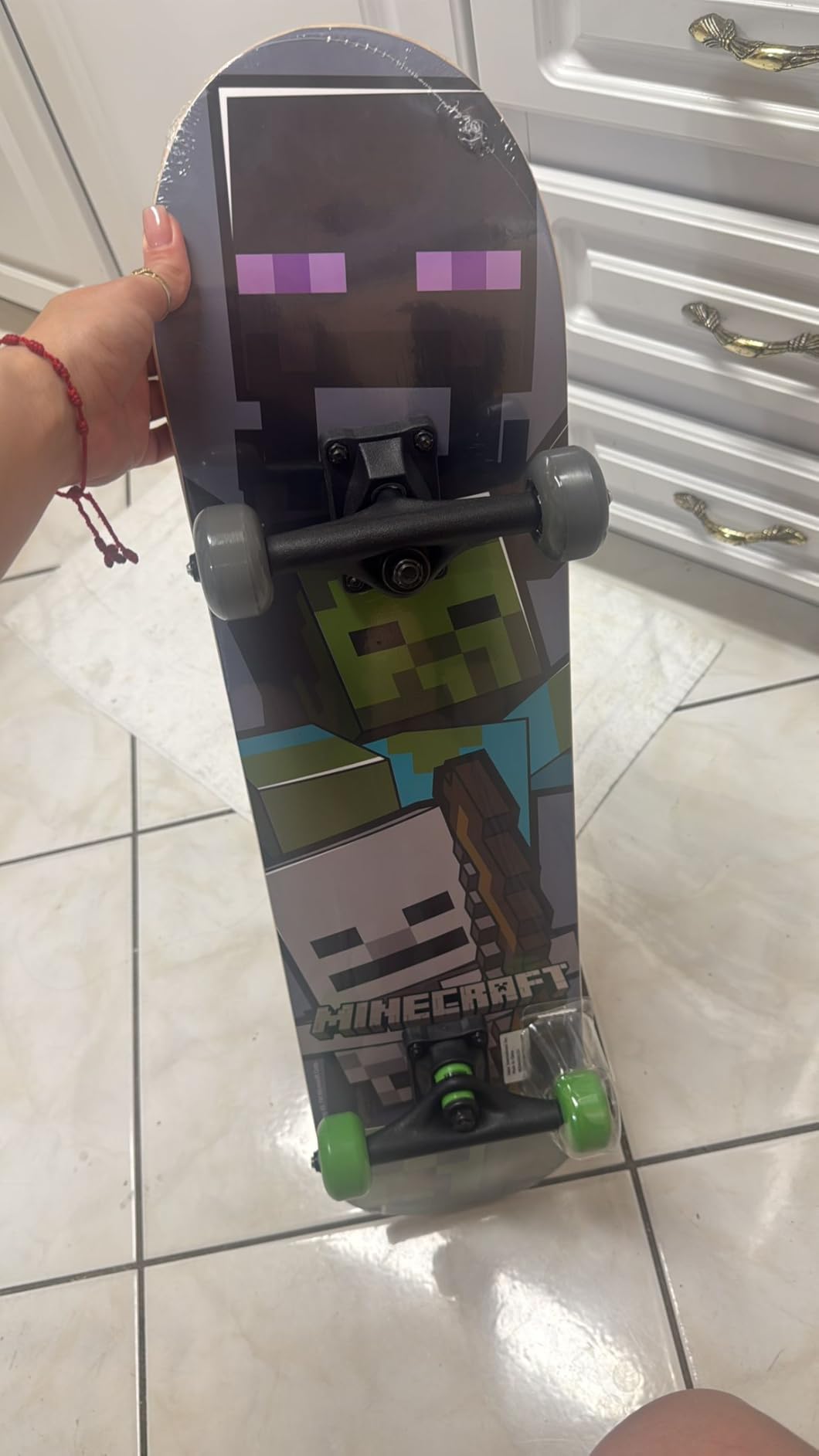 Skateboard with Printed Graphic Grip Tape - Great for Kids and Teens, Cruiser Skateboard with ABEC 5 Bearings, Durable Deck, Smooth Wheels customer photo 2