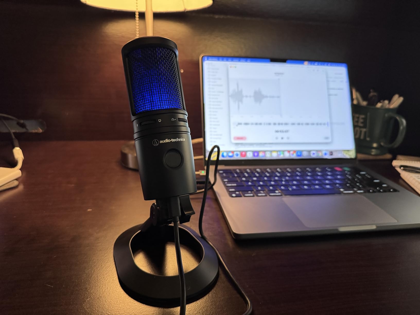 Audio-Technica AT2020USB-X Cardioid Condenser USB Microphone customer photo 2