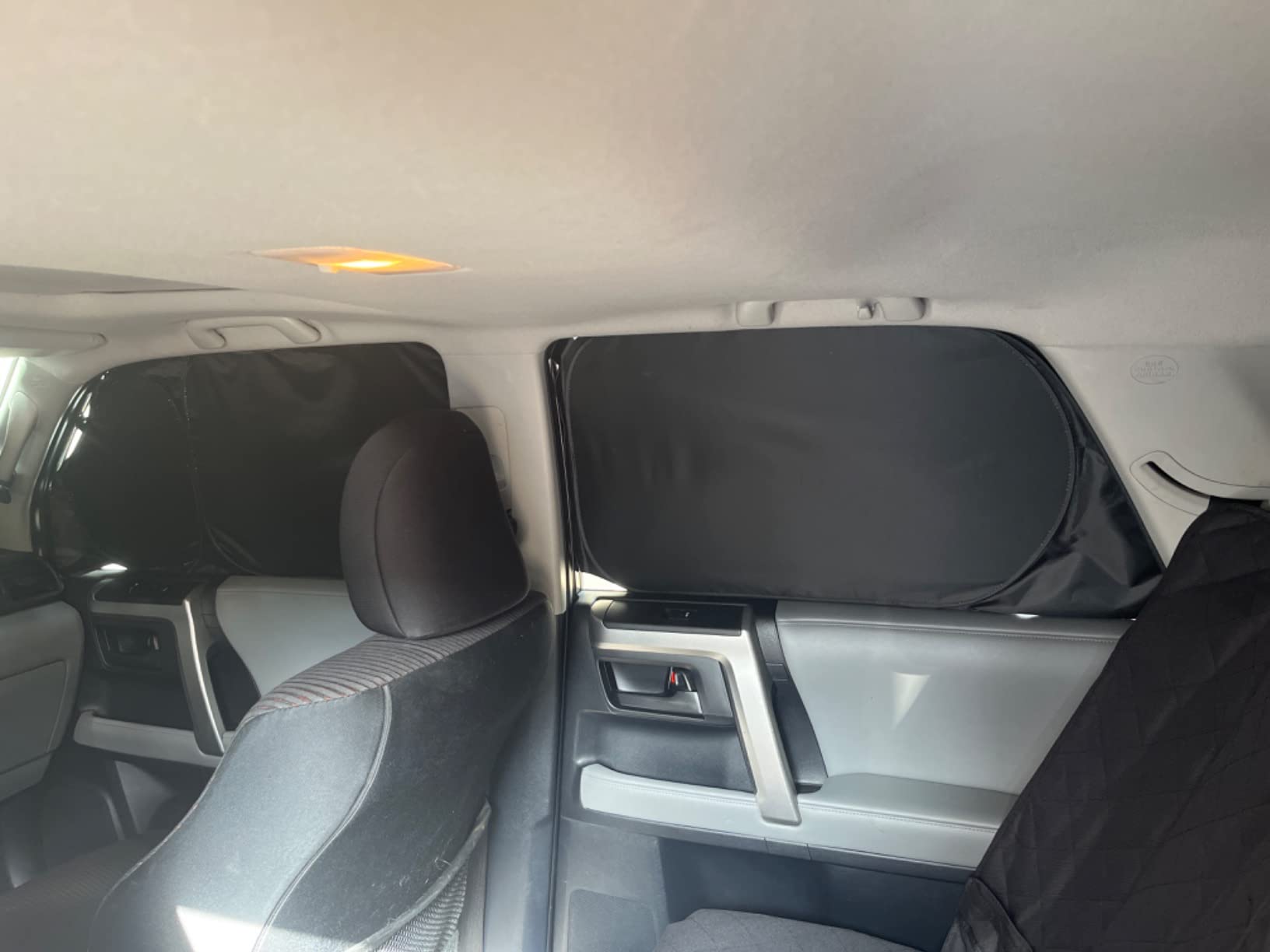 T TGBROS for Ford Transit Window Shades 2015-2025 2026 Windshield Front Side Window Covers Blackout Privacy for Transit Van Mid/High Roof Cargo Vans Foldable Heat Black Out Covers 3PCS customer photo 1