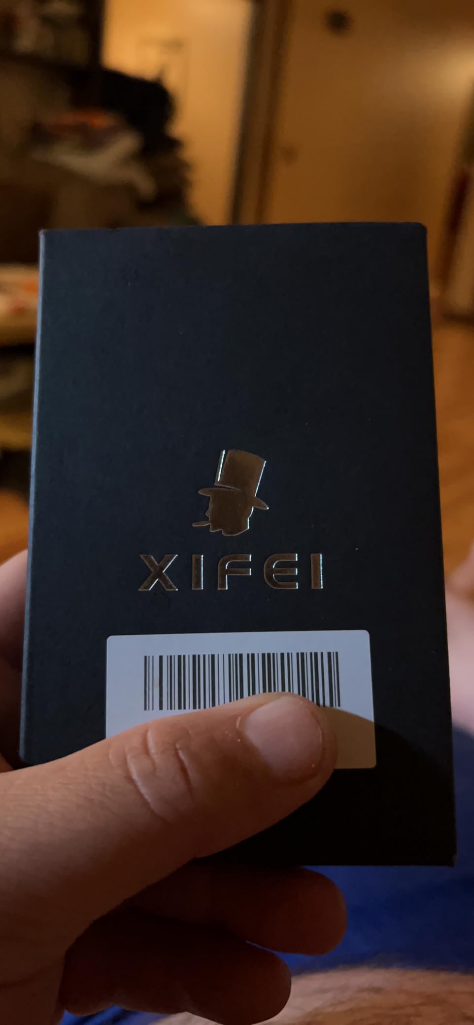 XIFEI Cigar Cutter V-Cut Guillotine 3 in 1 Straight Cut V Cutter with Cigar Punch Stainless Steel Blade Ergonomic Design Secure-Lock Cigar Clipper, Cuts Up to 60 Ring Gauge Cigars (Black) customer photo 1