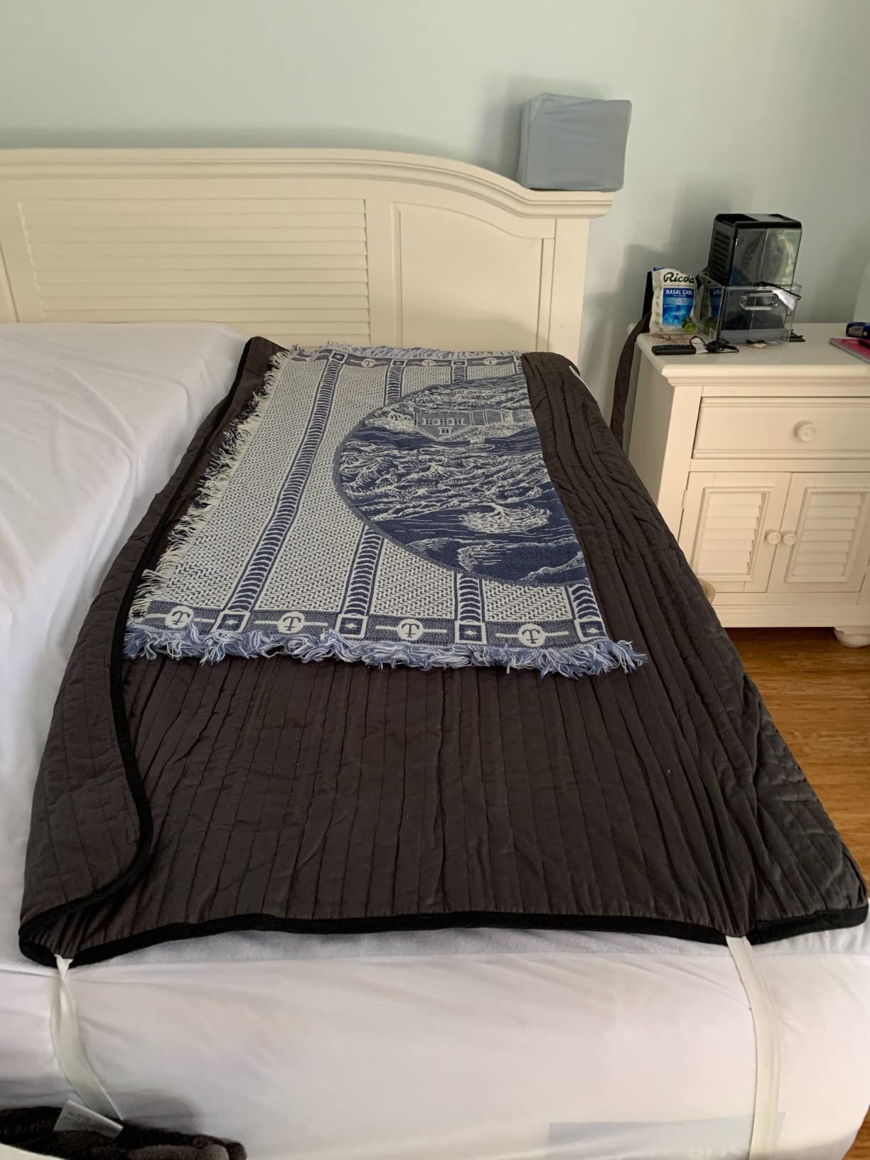 Adamson B10 Bed Cooling System - Twin 75 L x 39 W - 100% Cotton Mattress Cooling Bed Pad for Night Sweats - Water Bed Cooler Ideal for Hot Sleepers customer photo 2
