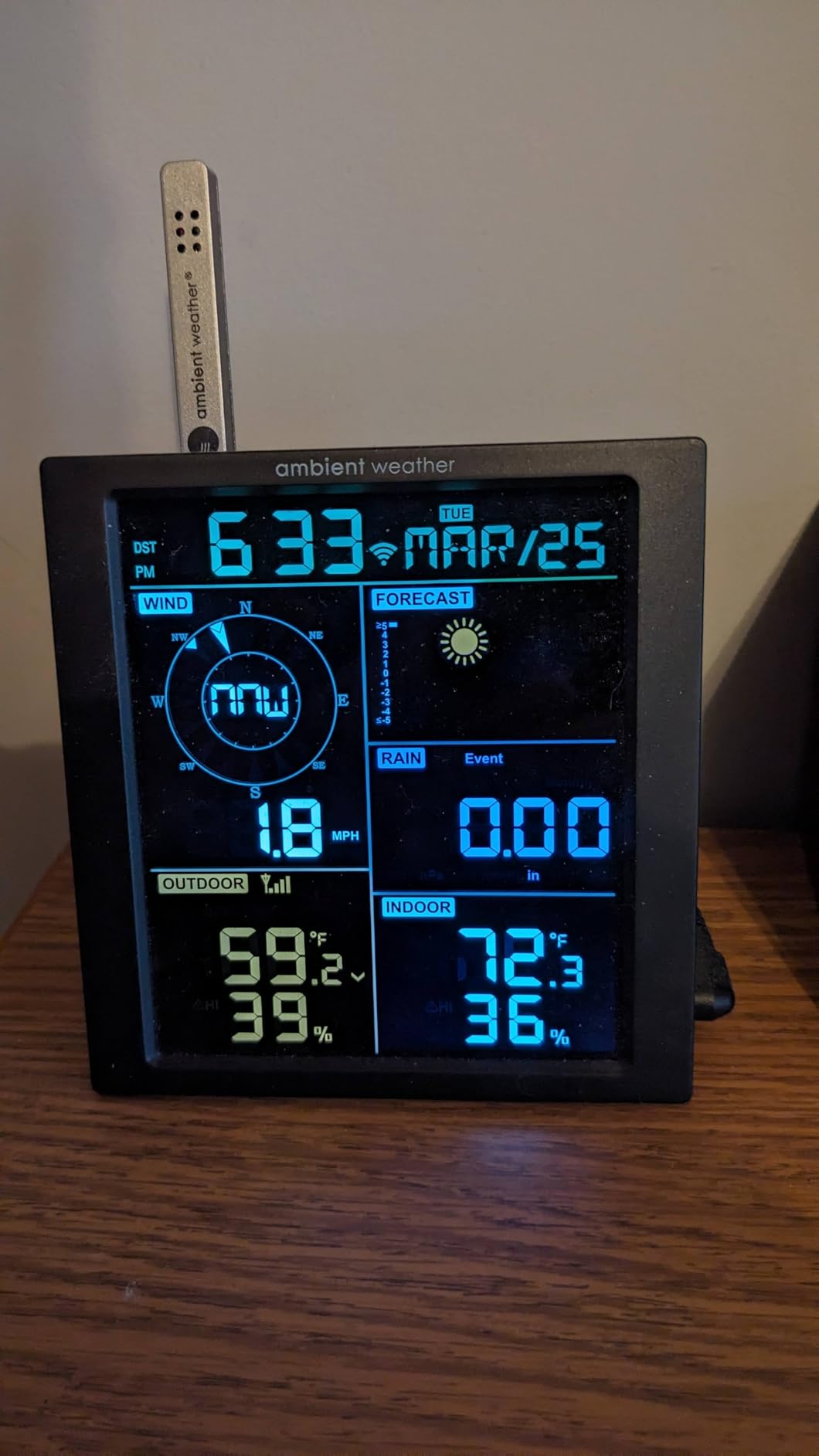 WS-1965 WiFi Weather Station w/Remote Monitoring and Ambient Weather Network Access customer photo 2