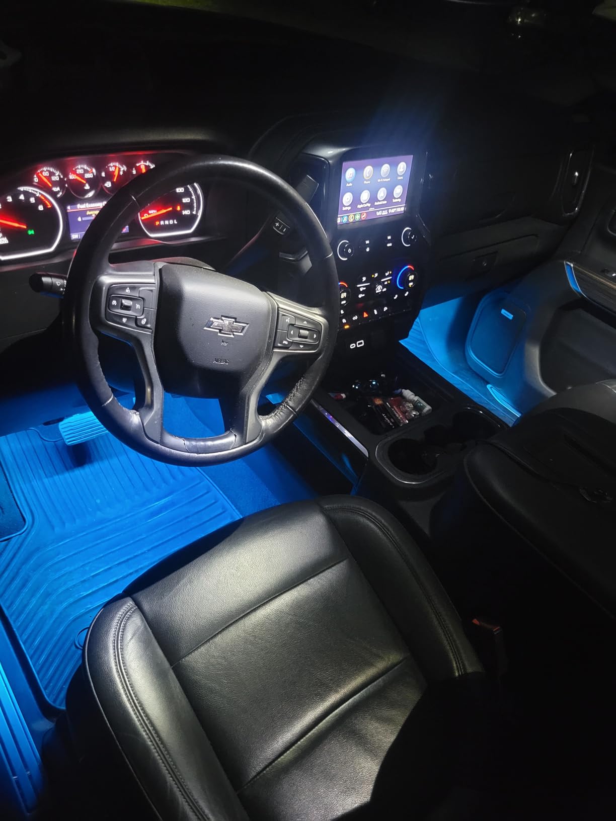 Nilight 72 LED USB Interior Strip Lights Dream Color RGB-IC 12V DC with App RF Remote Control Multicolor Footwell Under Dash Chasing Inside Light Kits 2 Lines Music Sync Mode for Cars Truck ATV UTV customer photo 1