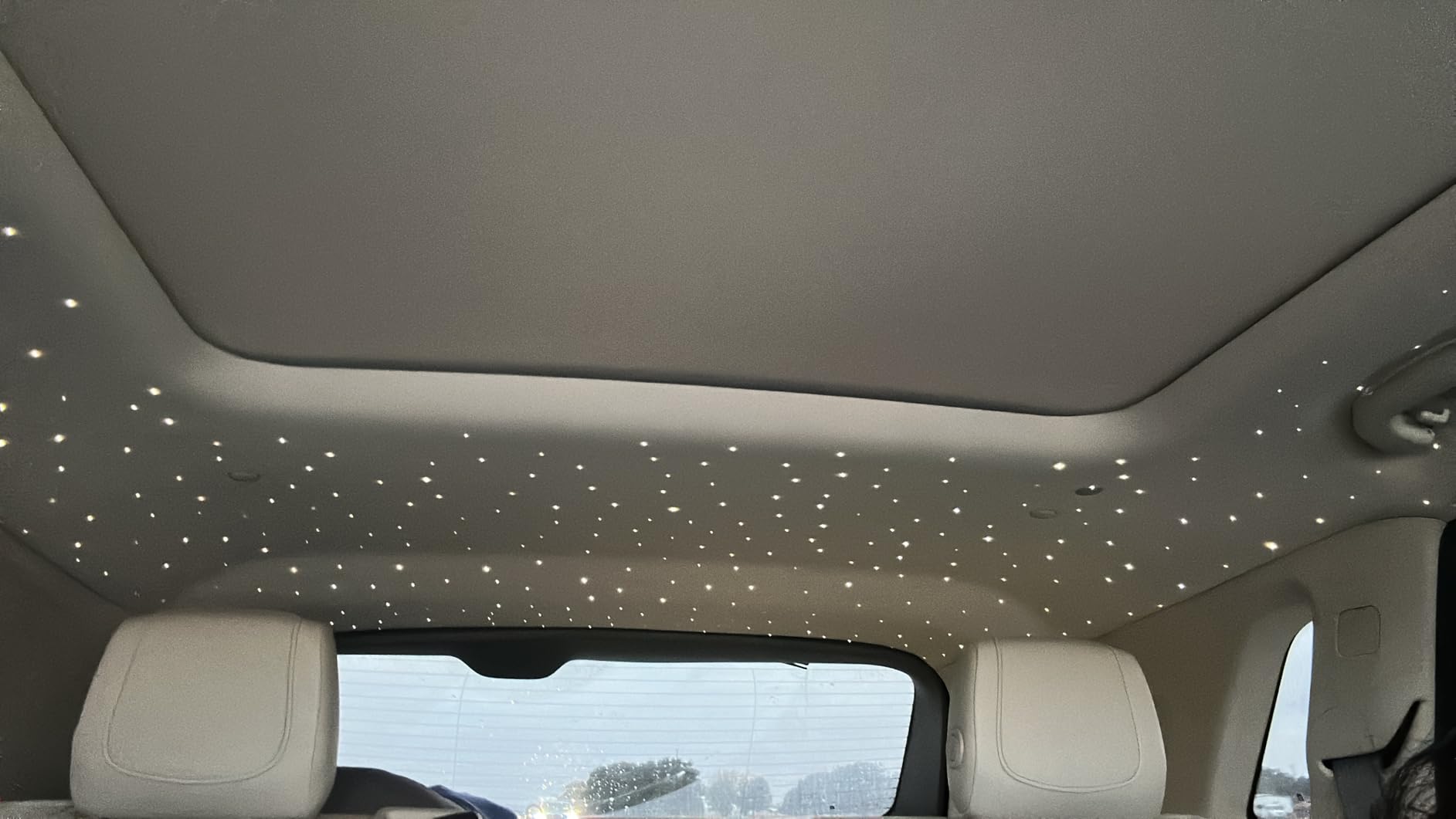 CHINLY Meteor Twinkle 550pcs 9.8ft 0.03in Fiber Optic Lights Star Headliner Kit, Bluetooth APP Controlled Remote, RGBW Star Lights for Ceiling/Headliner/Theater customer photo 2
