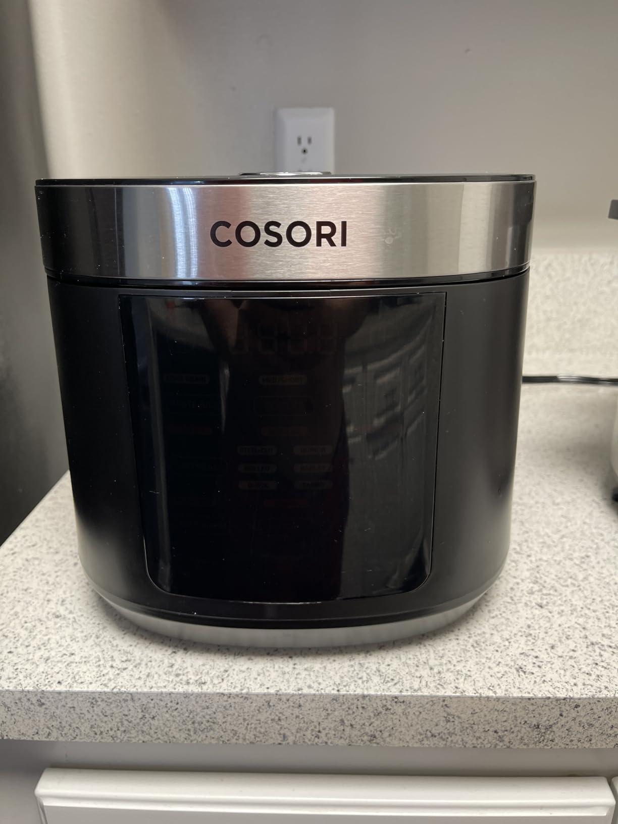 Cosori Rice Cooker 10 Cup, 24h Keep Warm, Non-stick Ceramic Inner Pot, 18 Functions Fuzzy Logic Rice Maker with Stainless Steel Steamer Basket, Sauté, Slow Cooker, Black customer photo 2