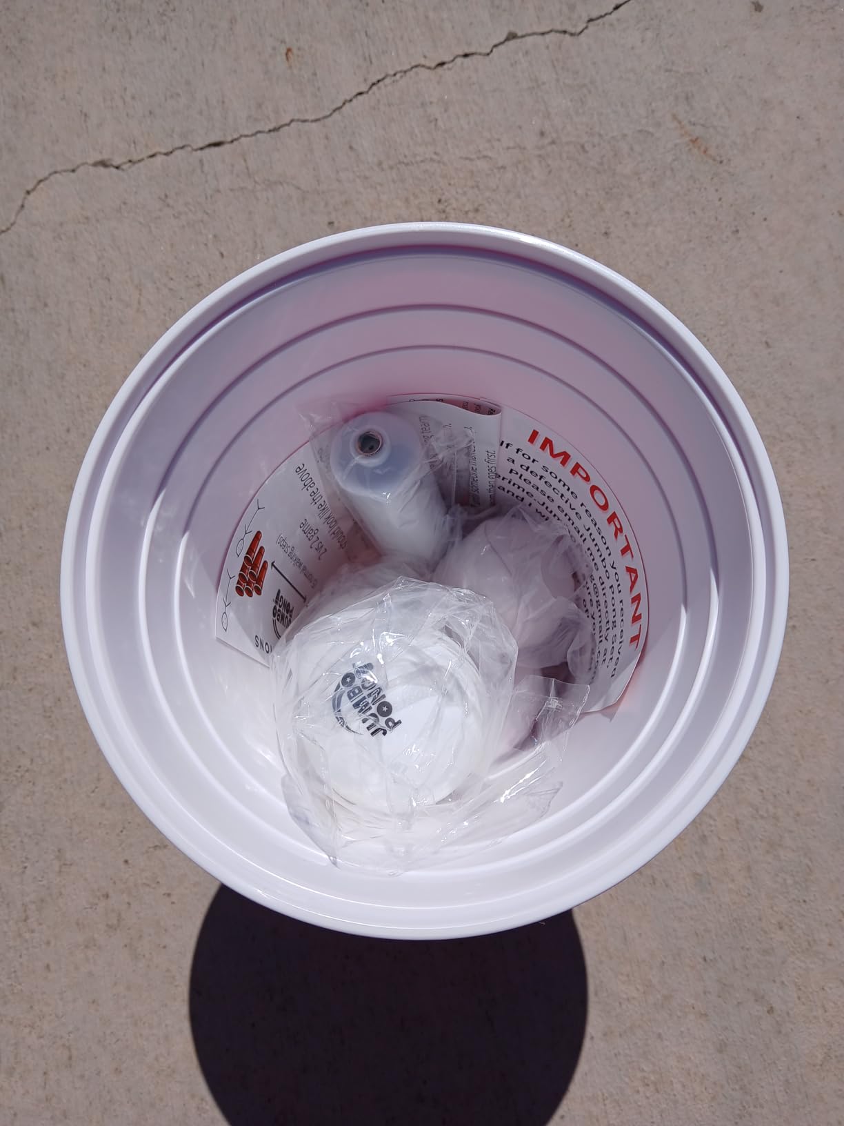 Giant Yard Pong Outdoor Games Yard Games Lawn, Beach, Camping, Tailgating or Backyard - Durable Giant Cups with Indoor/Outdoor Ball and Pump Included customer photo 2