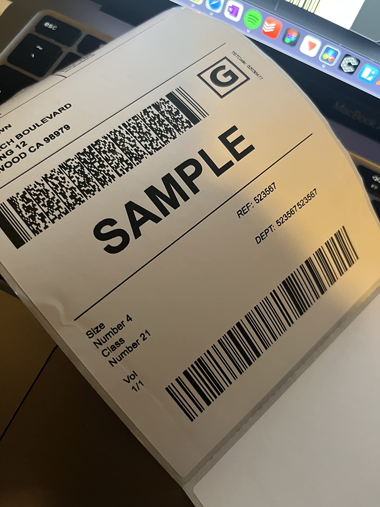 HP Shipping Label Printer, 4x6 Commercial Grade Direct Thermal, Compact & Easy-to-use, High-Speed 203 DPI, Barcode Printer, Compatible with Amazon, UPS, Shopify, Etsy, Ebay, ShipStation & More customer photo 1
