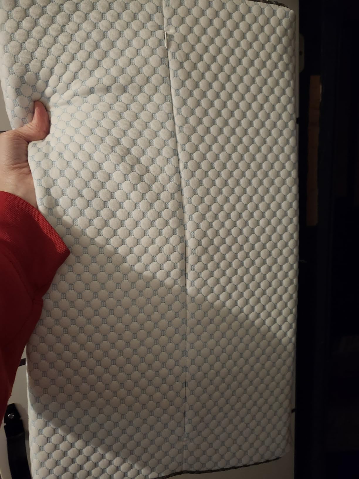 Memory Foam Bed Pillow for Sleeping, Ergonomic Cervical Contour Neck Support Orthopedic Pillow customer photo 2