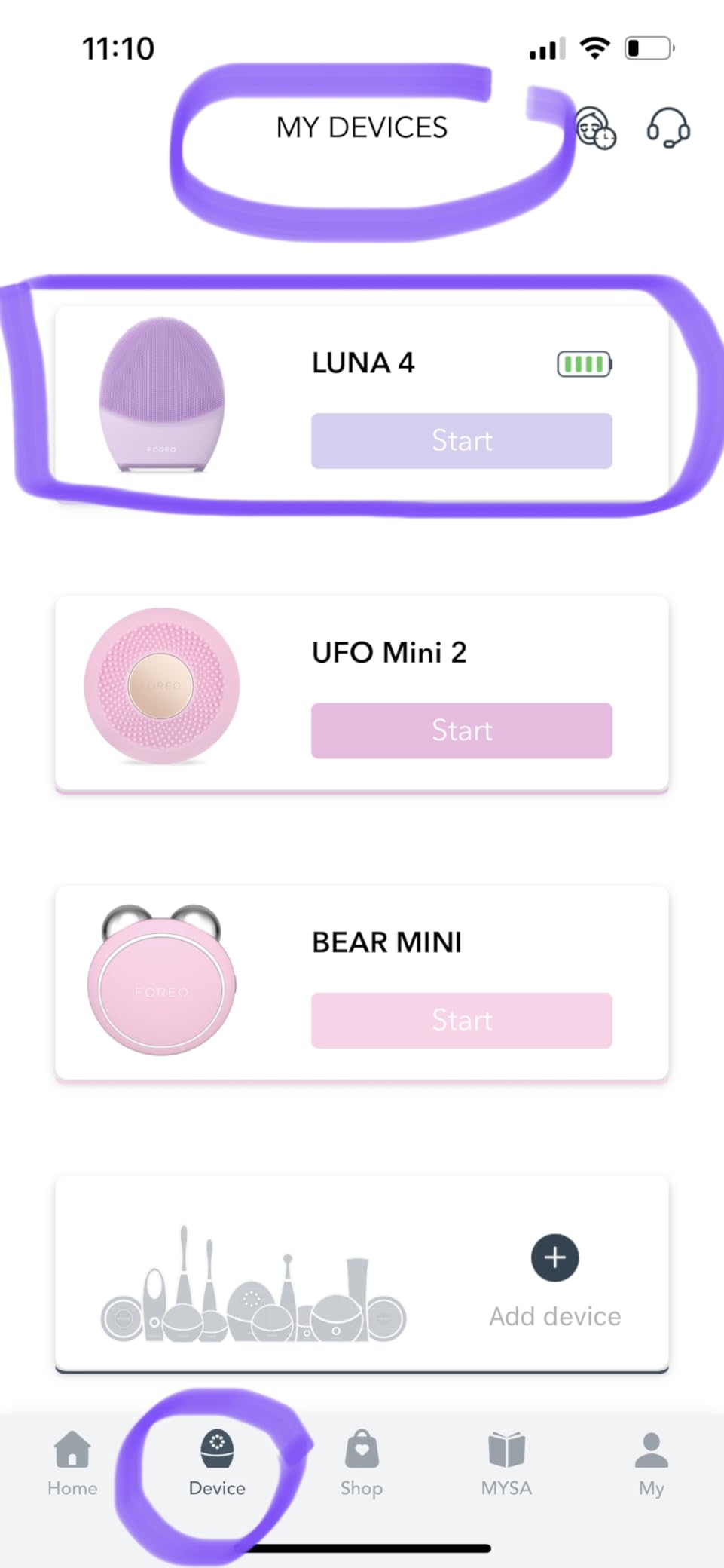 FOREO LUNA 4 Face Cleansing Brush - Firming Face Massager - Anti Aging Care - Enhances Absorption - Simple Skin Care Tools - Sensitive Skin customer photo 1