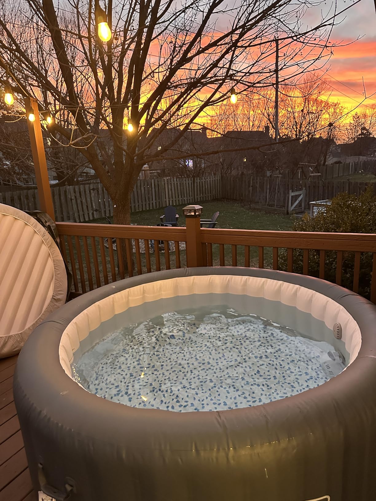 Coleman Palm Springs EnergySense AirJet Inflatable Hot Tub Spa (77