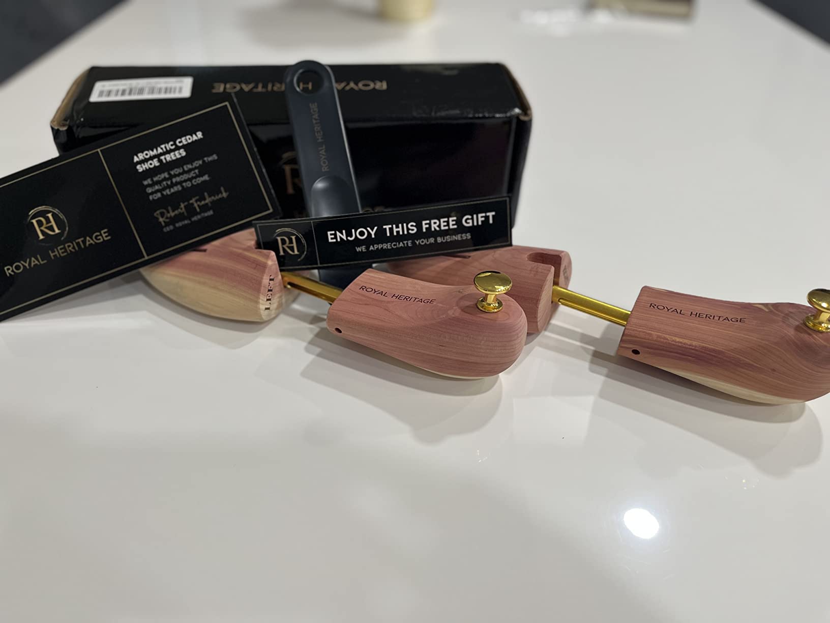 Royal Heritage Men's Cedar Shoe Trees - Ultimate Edition - VALUE-PACK - Grown In USA customer photo 2