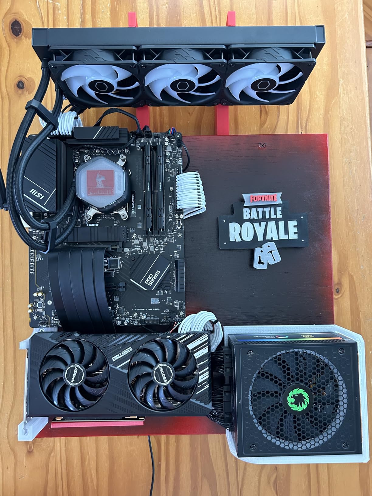 GLOTRENDS 200mm PCIe 4.0 X16 Riser Cable for PCIe 4.0/3.0 GPUs, Such as GeForce RTX 40/30 Series and AMD Radeon RX7000/RX6000 Series, etc customer photo 1