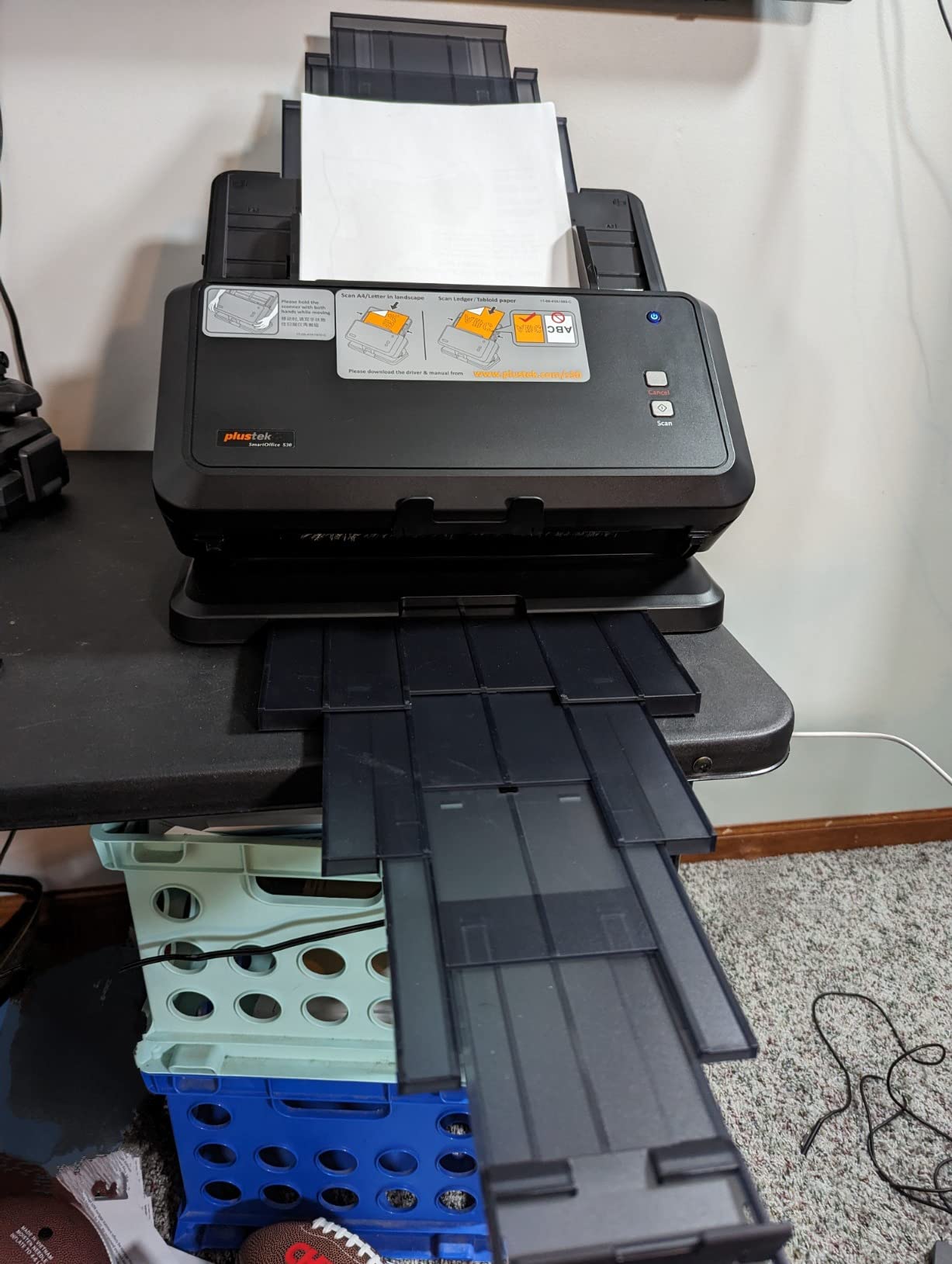 Plustek Wide-Format Color Duplex Document Scanner S30, for Large-Format Document Scan, Scans Wide Up to 12