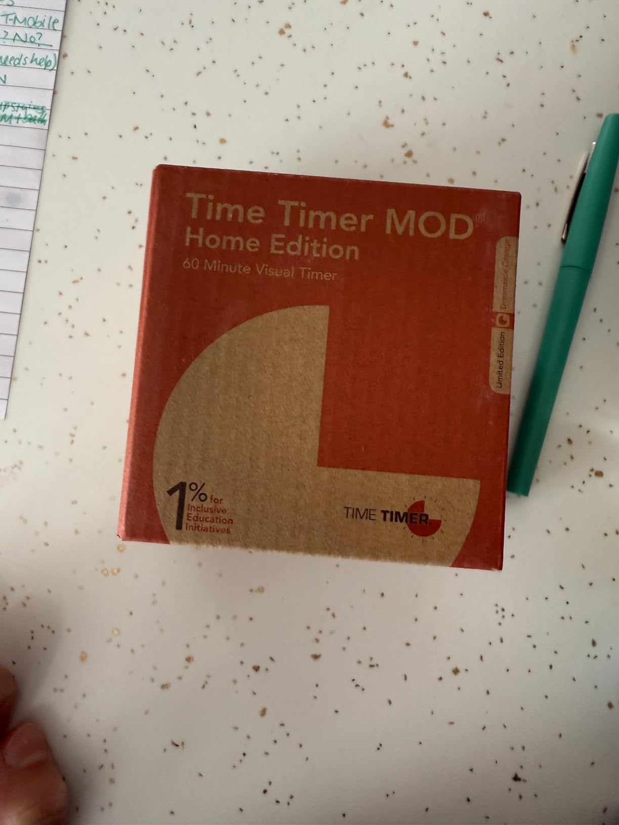 TIME TIMER Home MOD - 60 Minute Kids Visual Timer Home Edition - for Homeschool Supplies Study Tool, Timer for Kids Desk, Office Desk and Meetings with Silent Operation (Fern Green) customer photo 2