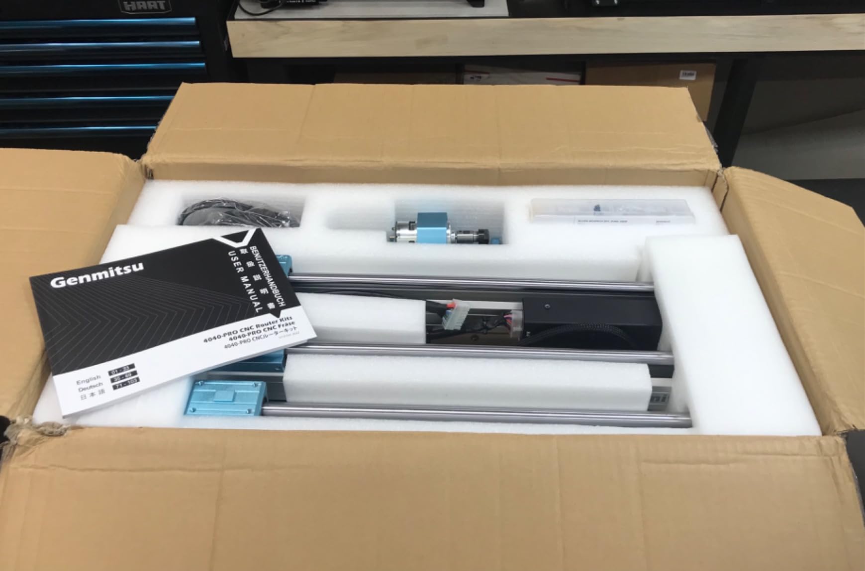 Genmitsu CNC Router Machine 4040-PRO for Metal Acrylic Cutting Milling, GRBL Control, Lead Screw Driven, 3 Axis Engraving, Working Area 15.7 x 15.7 x 3.1 customer photo 2