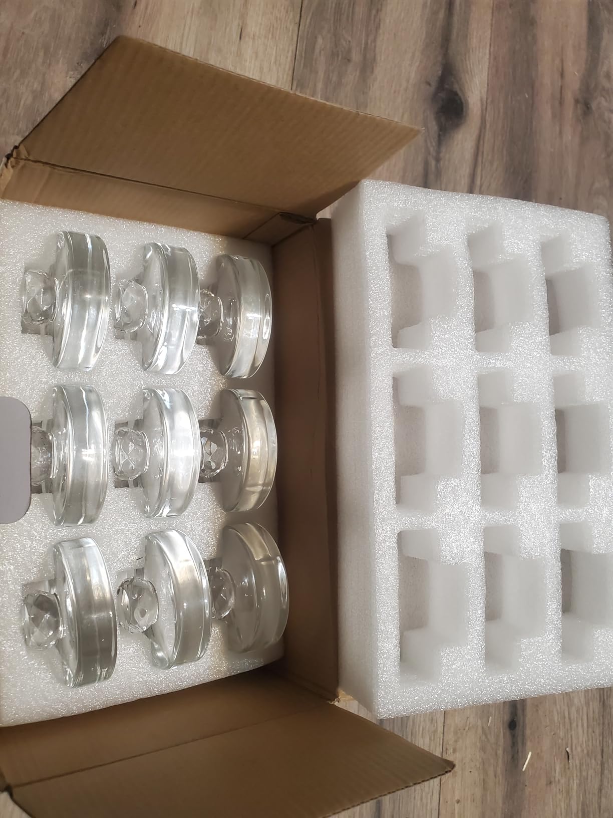 YOUEON 9 Pack Fermentation Glass Weights with Easy Grip Handles for Wide Mouth Mason Jars, Pickling Jars, Glass Fermentation Weights for Fermenting Kit, Sauerkraut, Kimchi and More customer photo 1