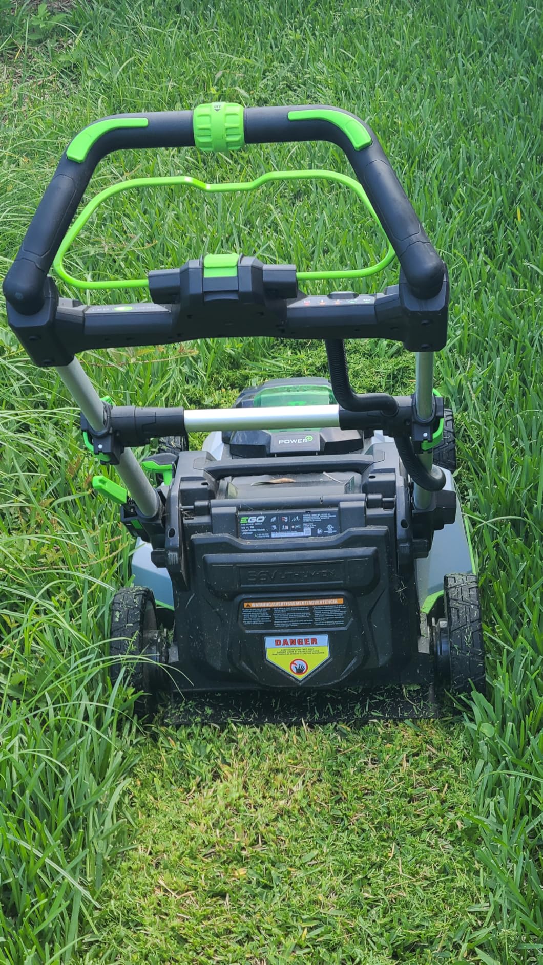 EGO Power+ Electric Lawn Mower, Self-Propelled Cordless with Touch Drive, Includes 56V 7.5Ah Battery and Rapid Charger - LM2125SP customer photo 2