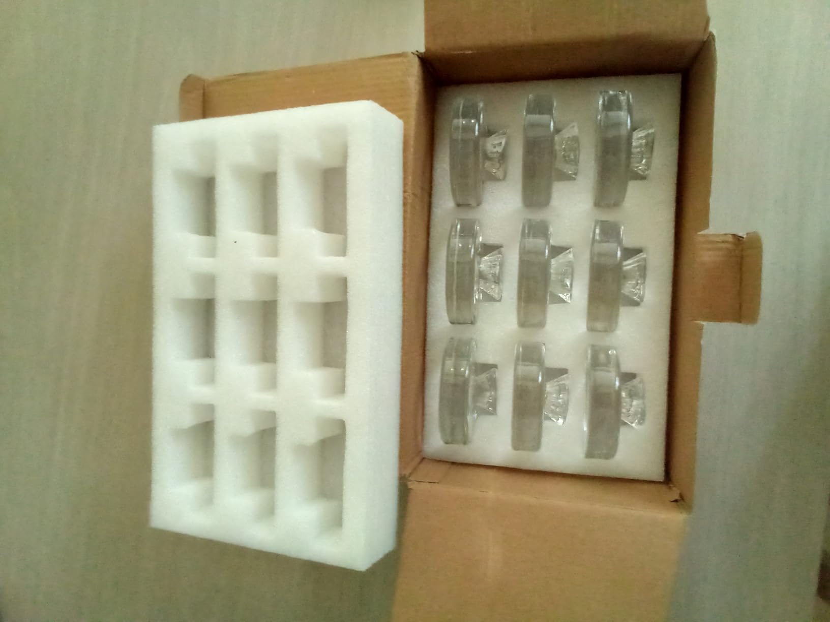 Okllen 9 Pack Glass Fermentation Glass Weights for Large Wide Mouth Mason Jars Easy Grip Handle, Dishwasher Safe customer photo 1