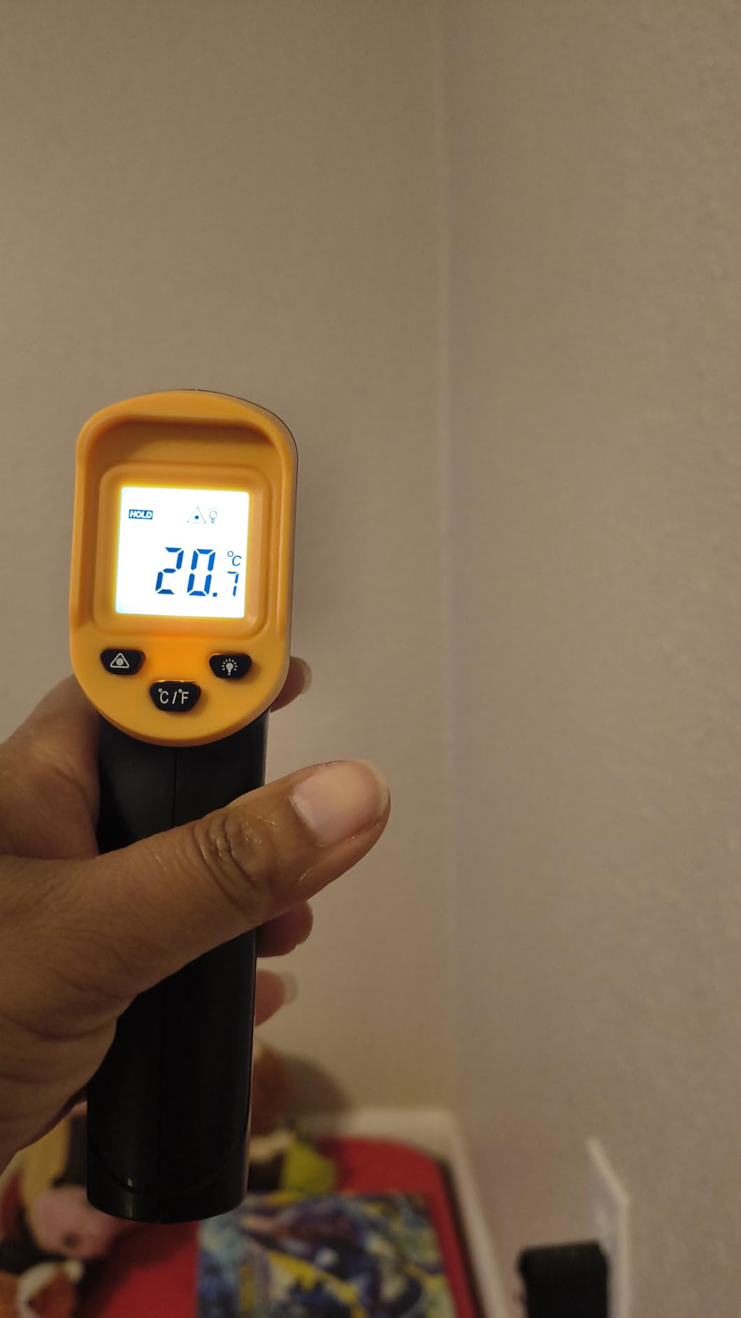 Digital Infrared Thermometer gun for cooking,BBQ,Pizza oven,Ir Thermometer with Backlight,-58℉~932℉(-50℃~500℃) Handheld Non Contact Heat Laser Temperature Gun (Not for Human) customer photo 2