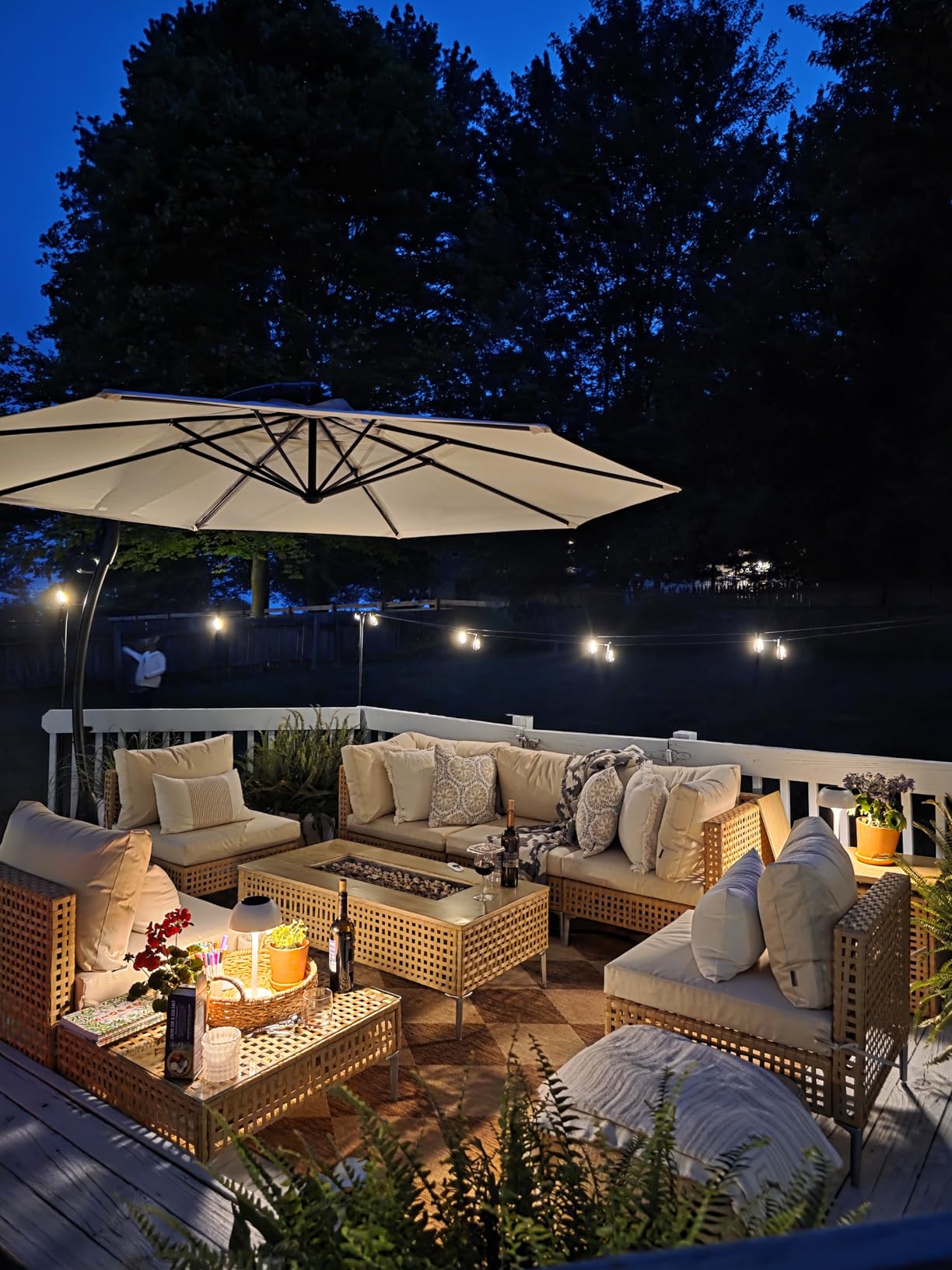 Grand patio 7-Piece Wicker Patio Furniture Set, Boho Outdoor Conversation Set Sectional Sofa with Water Resistant Thick Cushions and Coffee Table, Cream customer photo 1