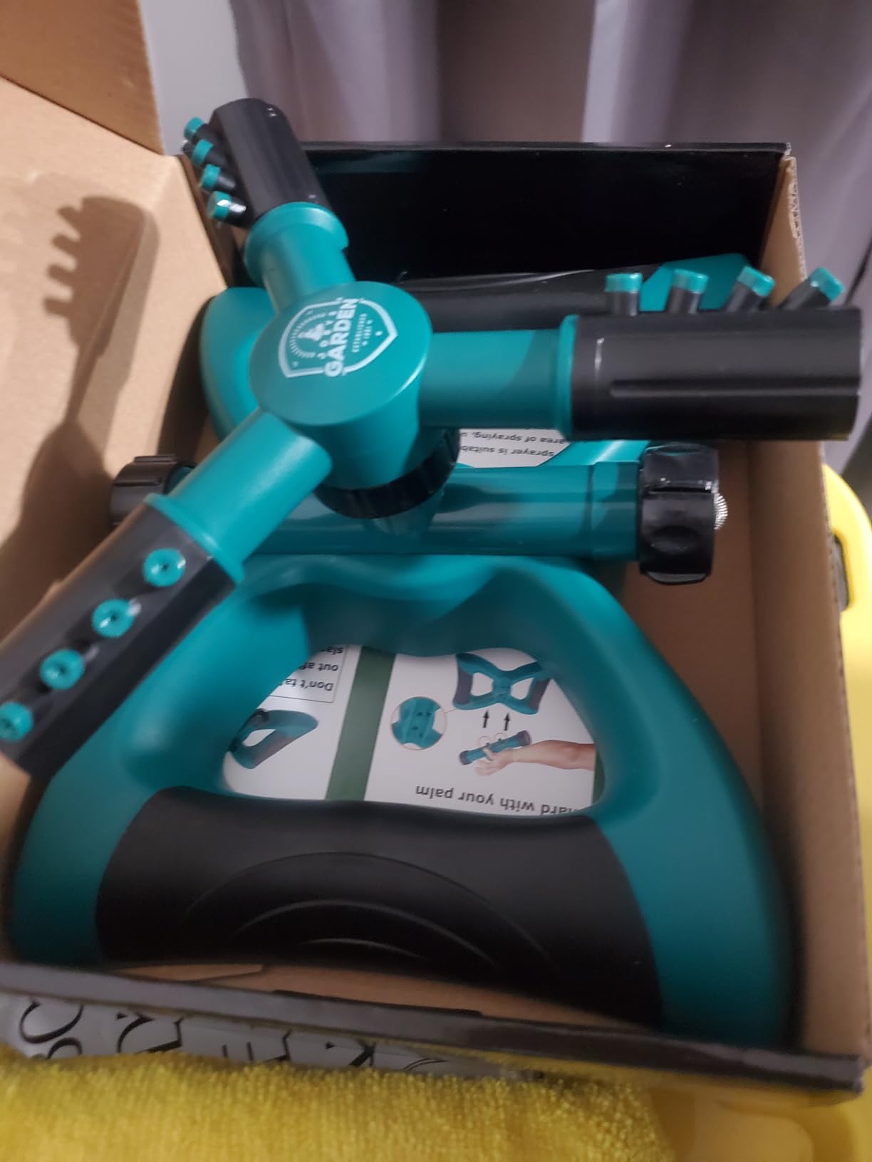 Joeys Sprinkler for Yard, Rotating Garden Sprinkler for Large Area Coverage, Lawn and Yard Sprinklers customer photo 2