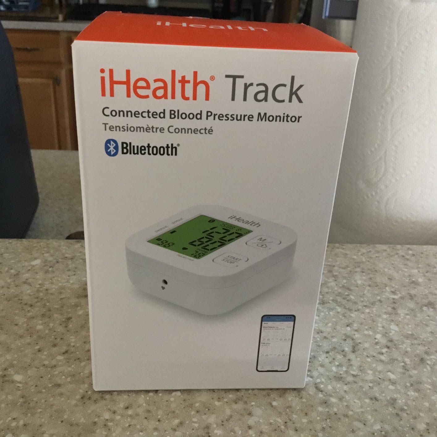 iHealth Push Wrist Blood Pressure Monitor, Digital Bluetooth Blood Pressure Machine with Large Display and Portable Carrying Case for At Home and Travel Use customer photo 1