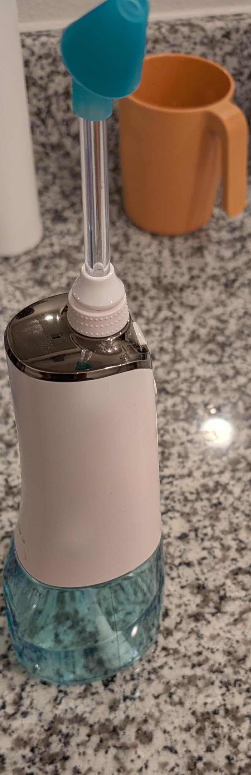 Nasal Irrigation System, Cordless Nasal Rinse Machine for Sinus Relief & Nasal Care, Electric Neti Pot with 6 Tips and 40 Salt Packs customer photo 2