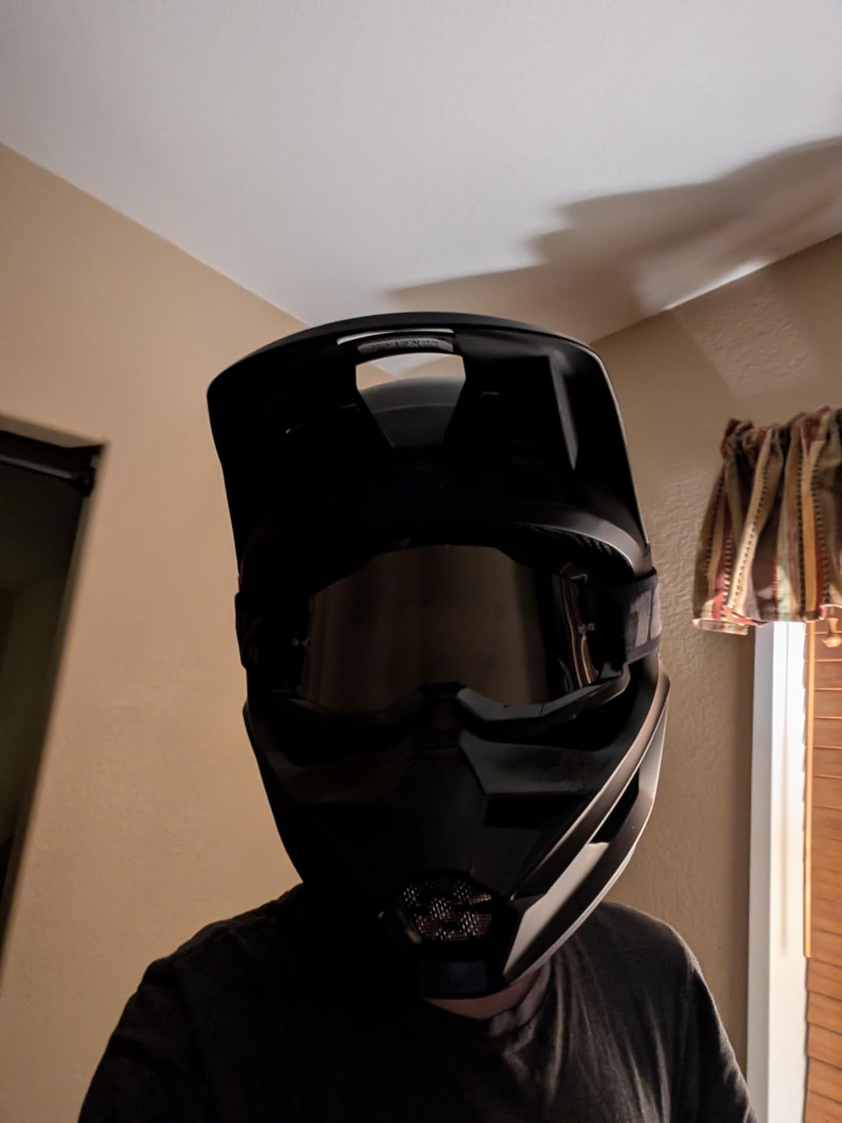Fox Racing Unisex V1 Core Motocross Dirt Bike Helmet, Matte Black, Large customer photo 2