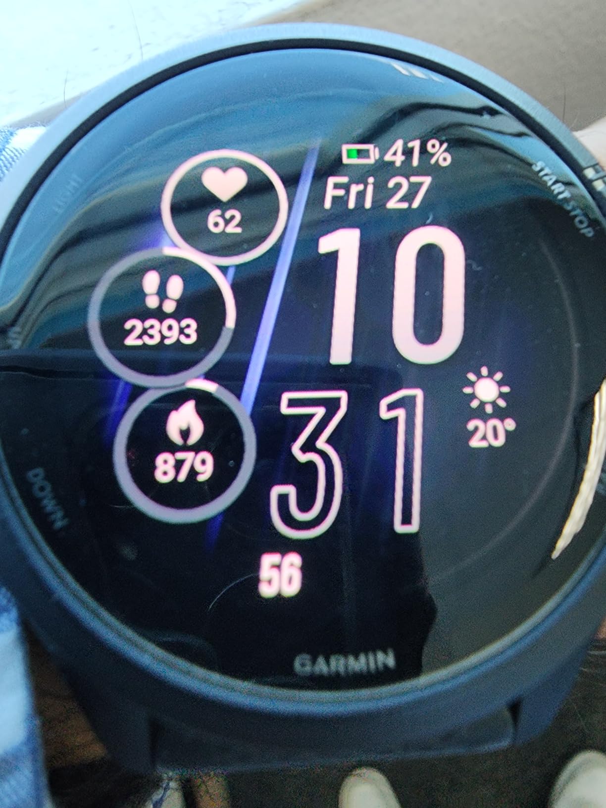 Forerunner 265S Running Smartwatch, Colorful AMOLED Display, Training Metrics and Recovery Insights, Whitestone and Neo Tropic customer photo 1