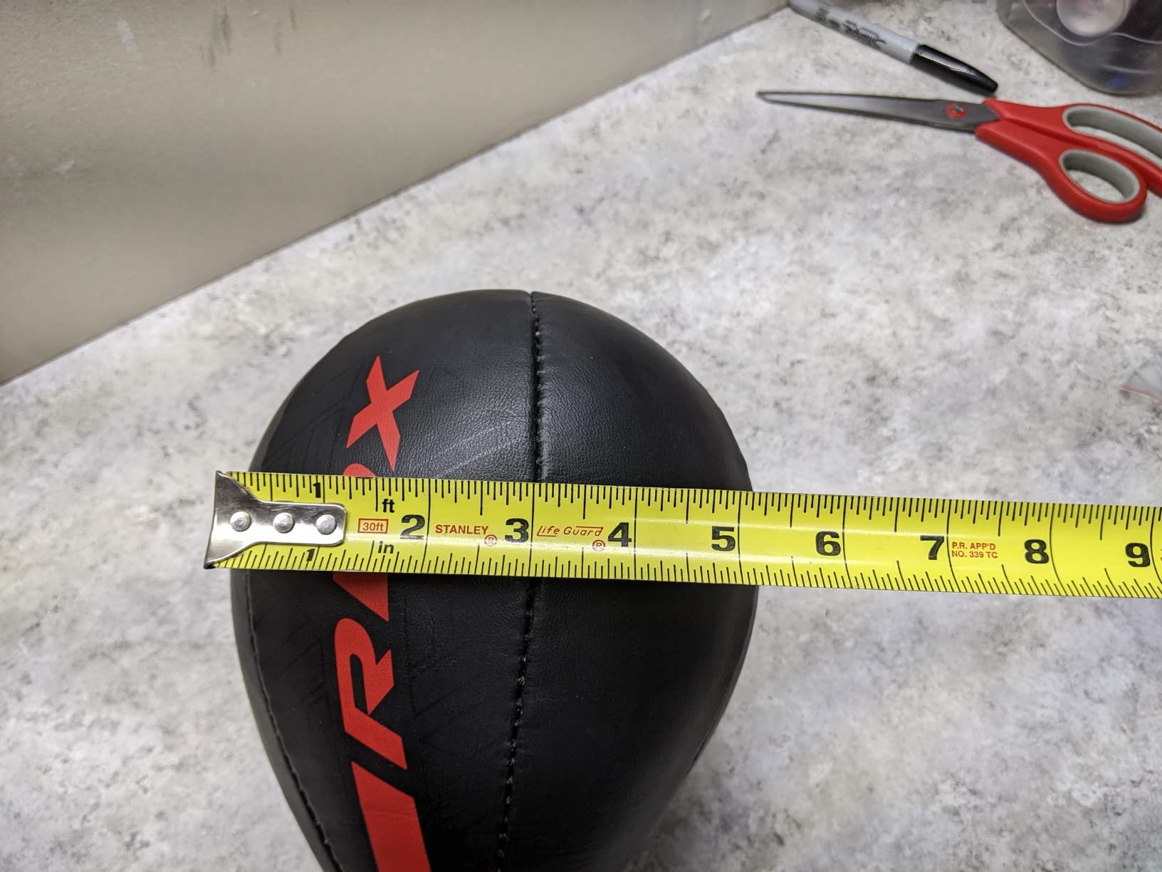 RDX Speed Bag Boxing Ball, Maya Hide Leather Dodge Striking Target with Additional Bladder customer photo 1