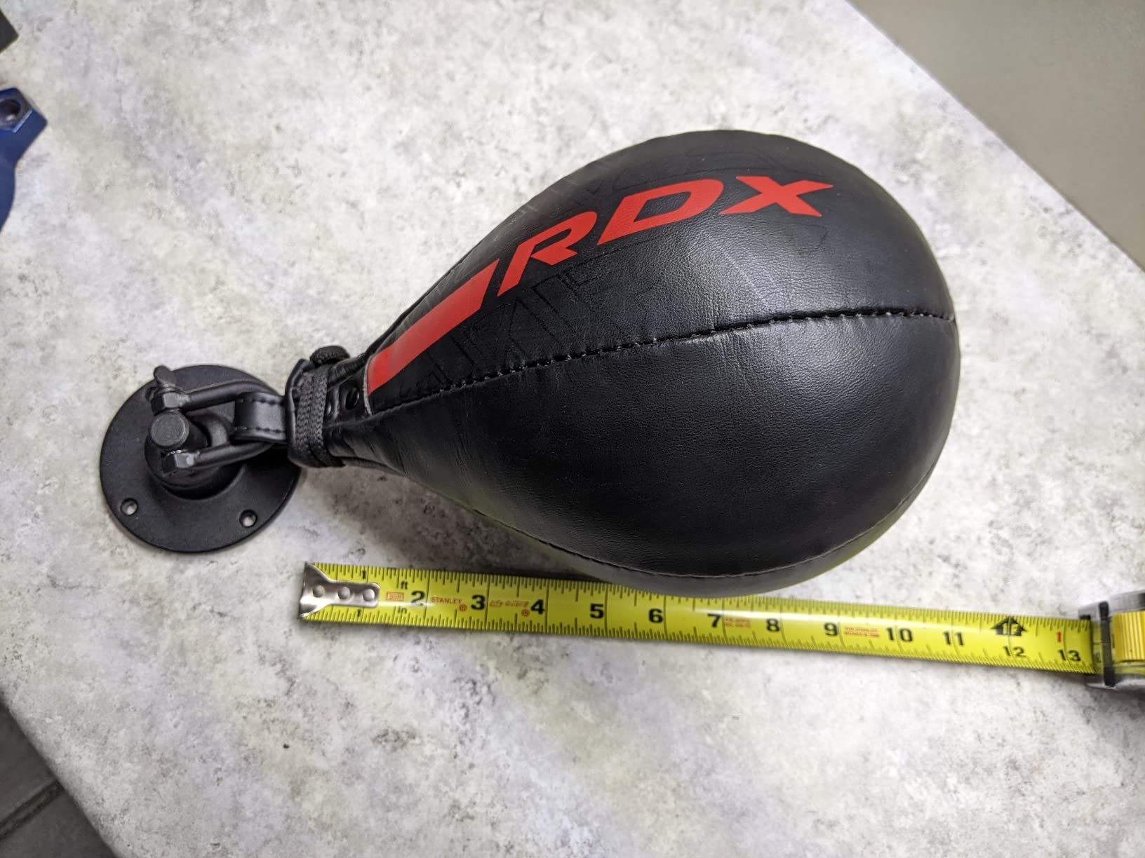 RDX Speed Bag Boxing Ball, Maya Hide Leather Dodge Striking Target with Additional Bladder customer photo 2