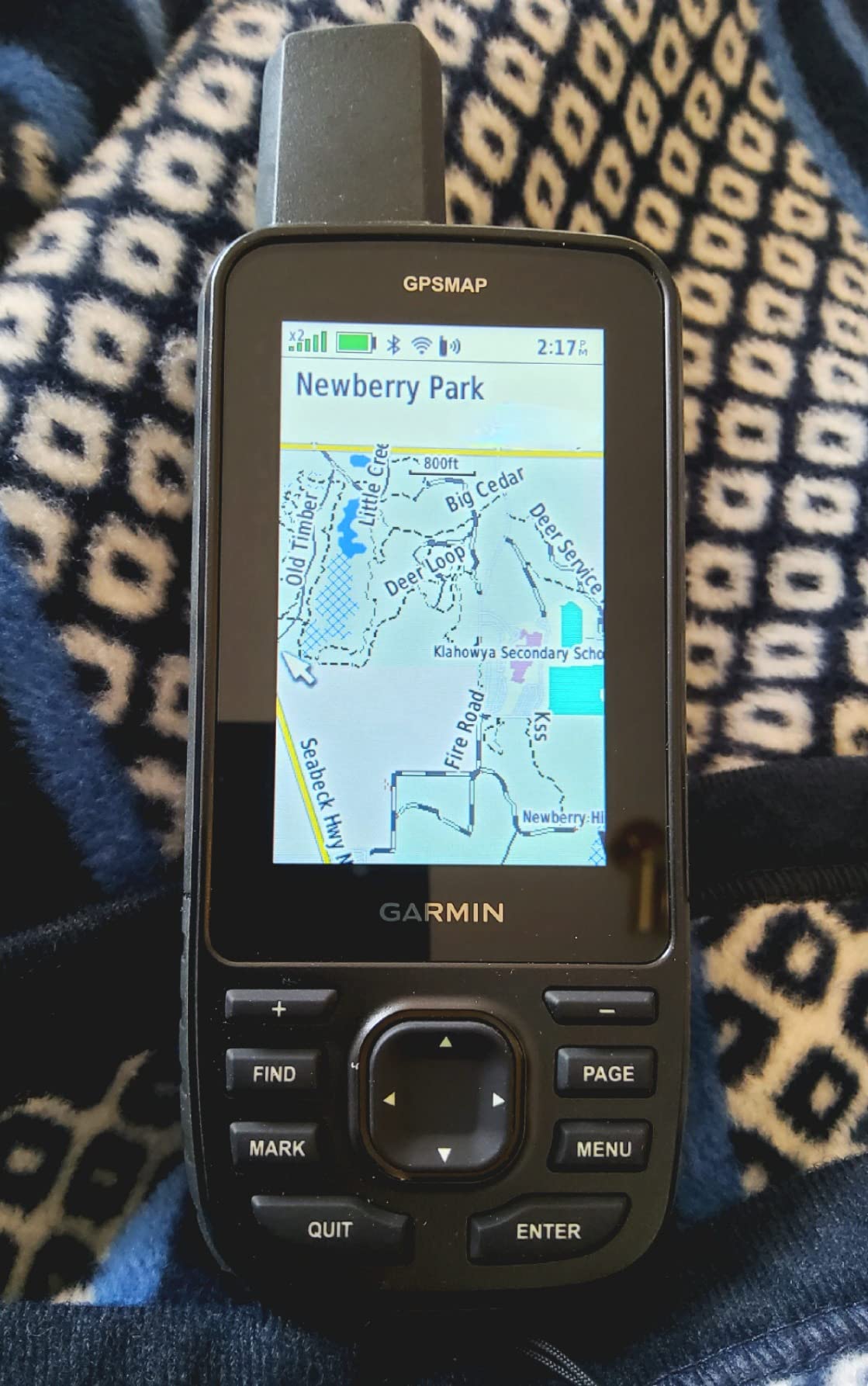 GPSMAP 67i Rugged GPS Handheld with inReach Satellite Technology, Two-Way Messaging, Interactive SOS, Mapping customer photo 1