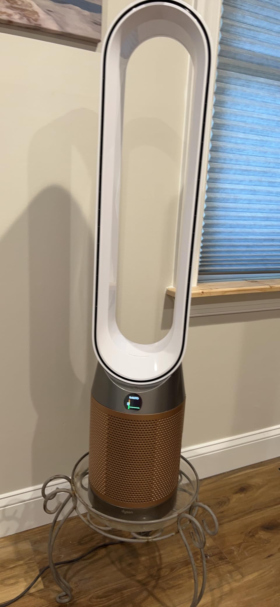 Purifier Cool Formaldehyde TP09 Air Purifier and Fan - White/Gold Large customer photo 1