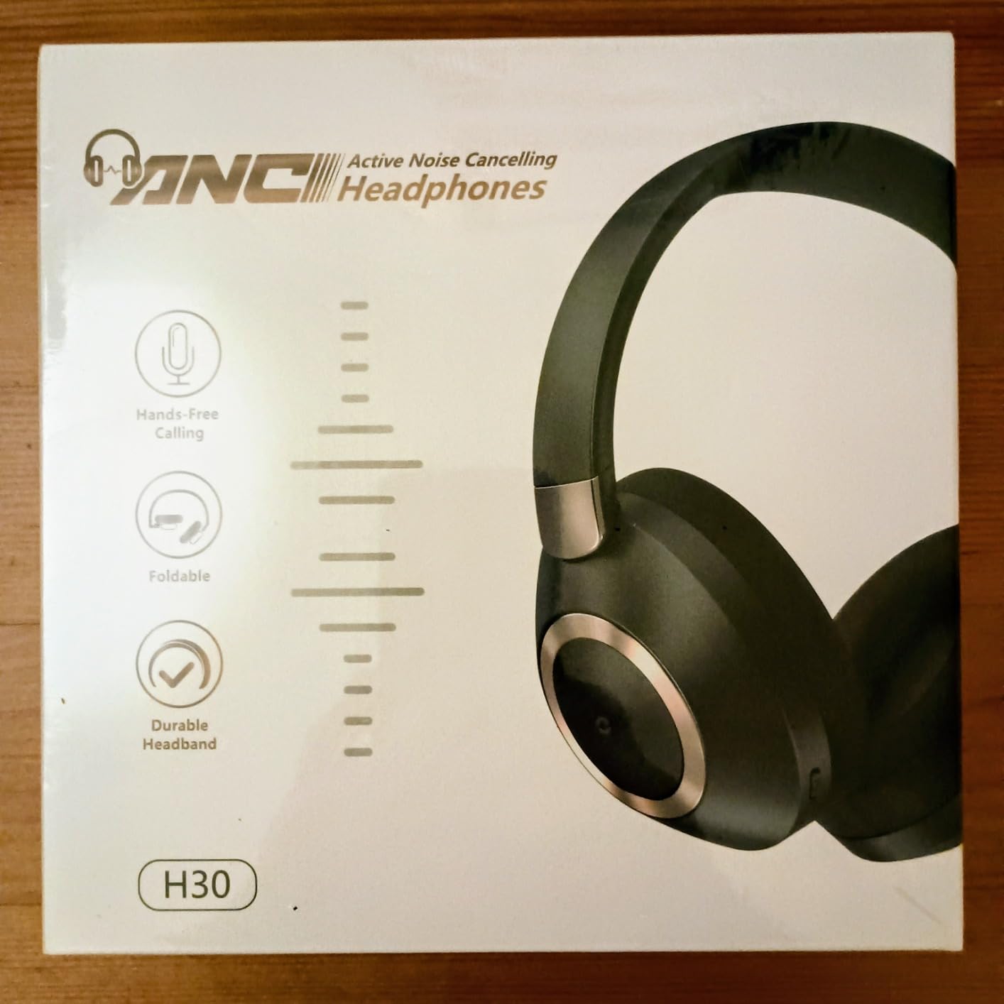 Active Noise Cancelling Headphones, 100H Playtime Headphones Wireless Bluetooth, Bluetooth Headphone with Mic, Over Ear Wireless Headphone with Deep Bass, Fast Charging for Travel customer photo 2