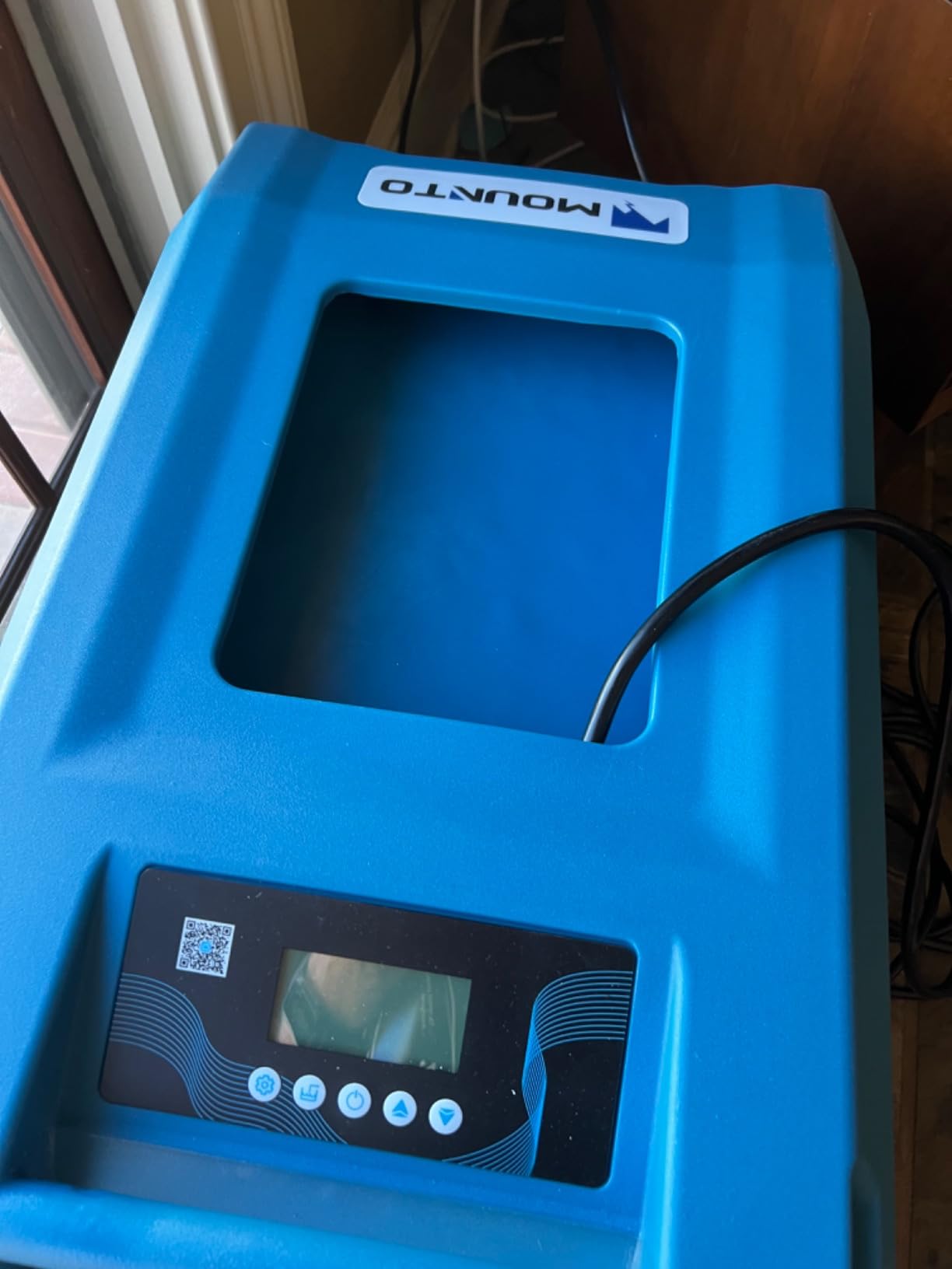 MOUNTO 268Pints LGR Commercial Compact Dehumidifier with Pump and Drain Hose, LGR Portable Dehumidifier with wheels for Home, Basements, Garages, and Job Sites (Blue) customer photo 2