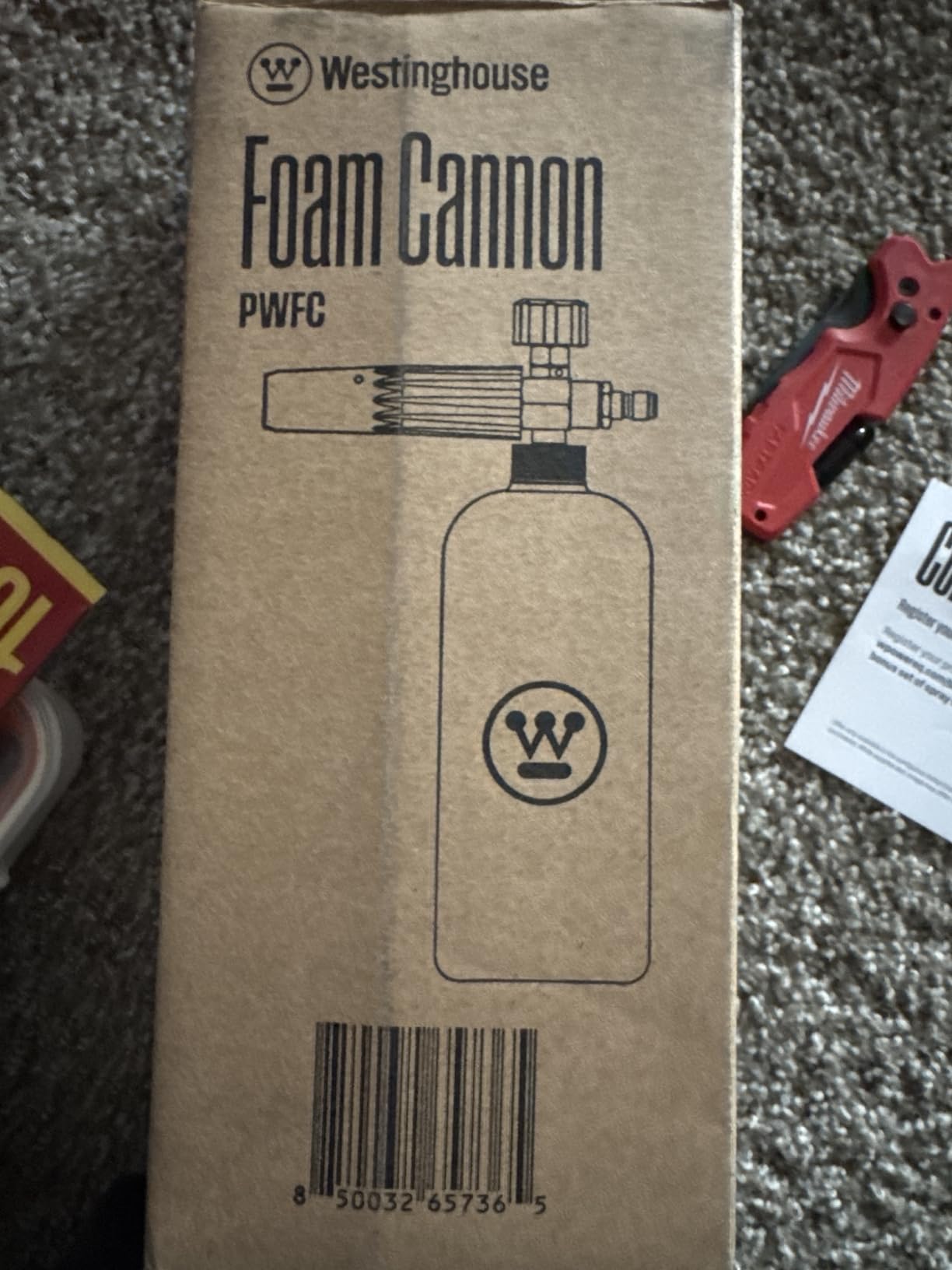 Westinghouse Foam Cannon for Pressure Washers - 3600 Max PSI, 1/4