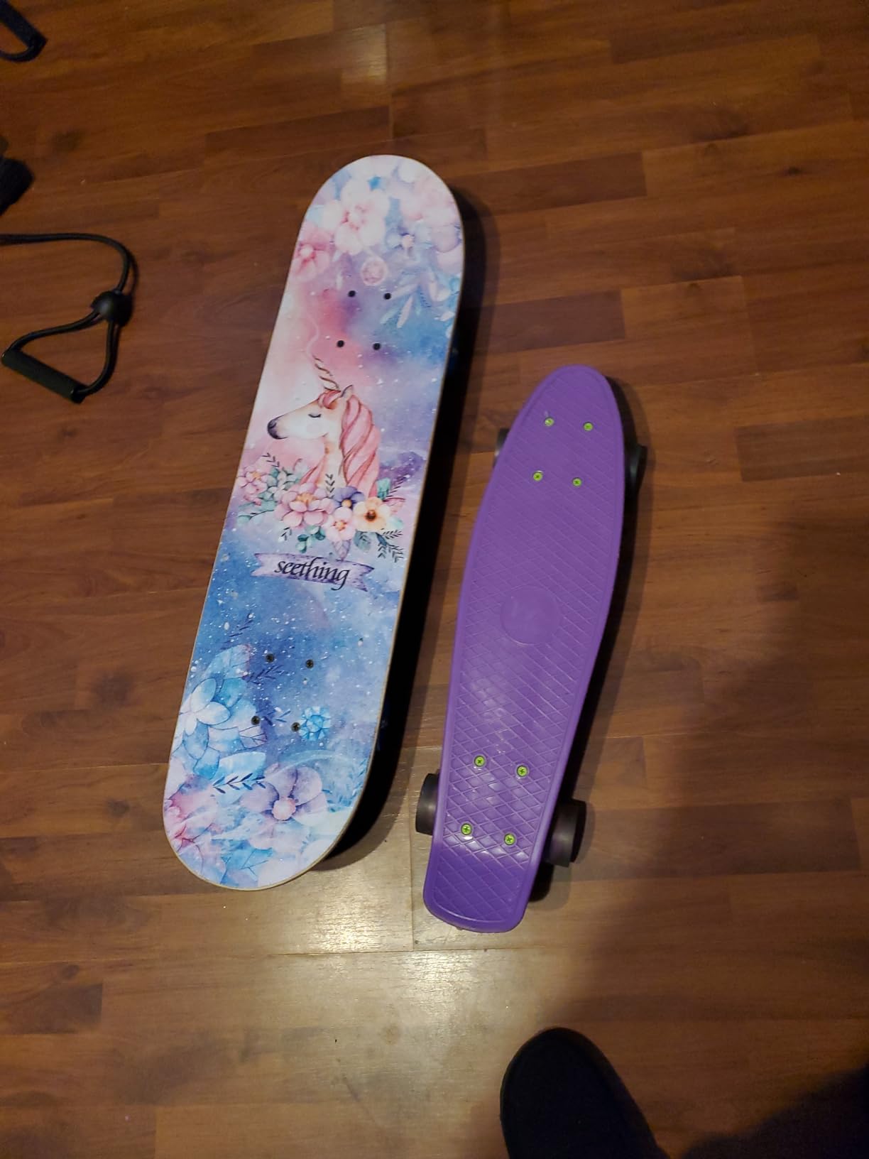 Skateboards for Beginners Kids Boys Girls and Adults,31''x8'', 7-Layer Maple, Double Kick Concave, Fascinating Cool, Solid&Durable customer photo 2