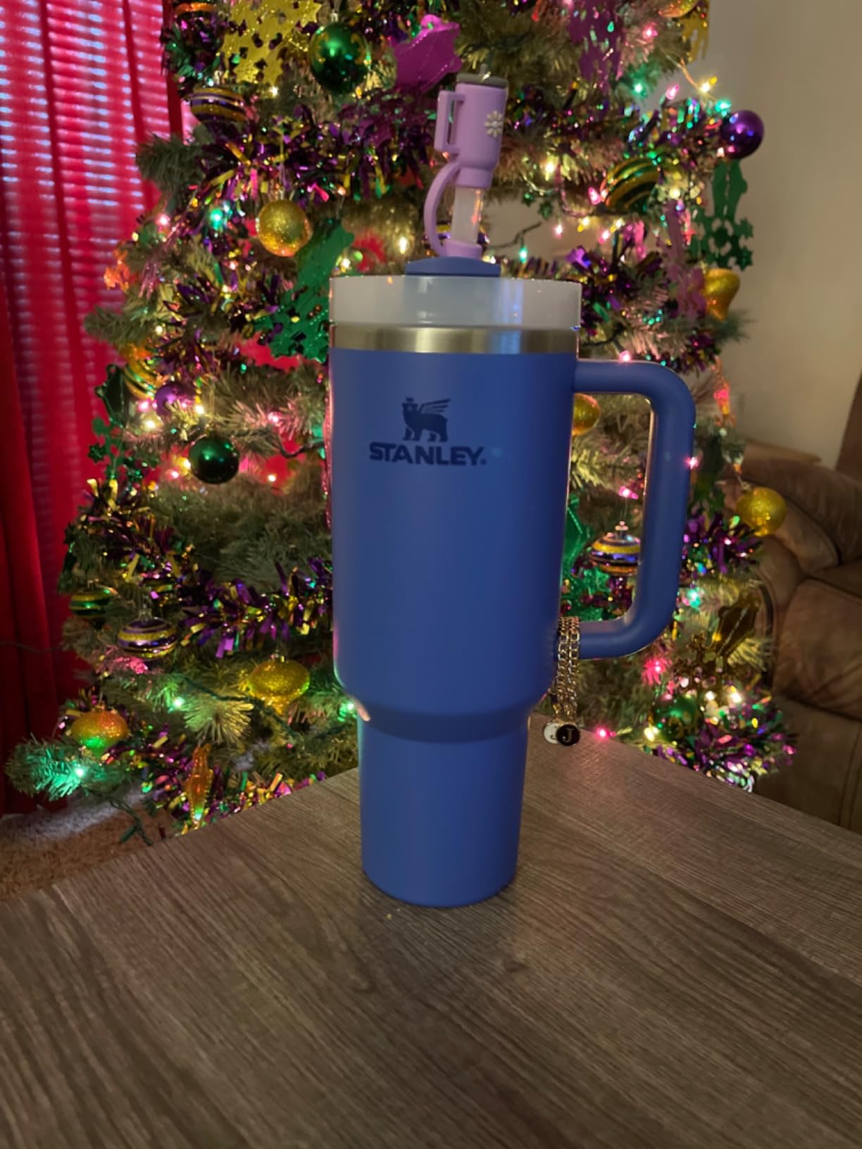STANLEY Quencher H2.0 Tumbler with Straw 40 oz | Flowstate 3-Position Lid | Cup Holder Compatible for Travel | Insulated Stainless Steel Cup | BPA-Free | Iris customer photo 2