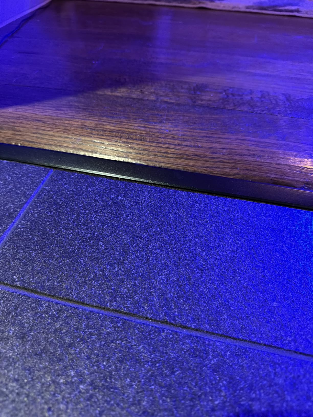 3Pcs Aluminum T Molding Trim & Floor Transition Strips, Flat Divider Strip for Door Threshold and Joining Flooring Gaps of Laminate Planks Tile (2.9Ft x 0.8In, Matte Silver) customer photo 1