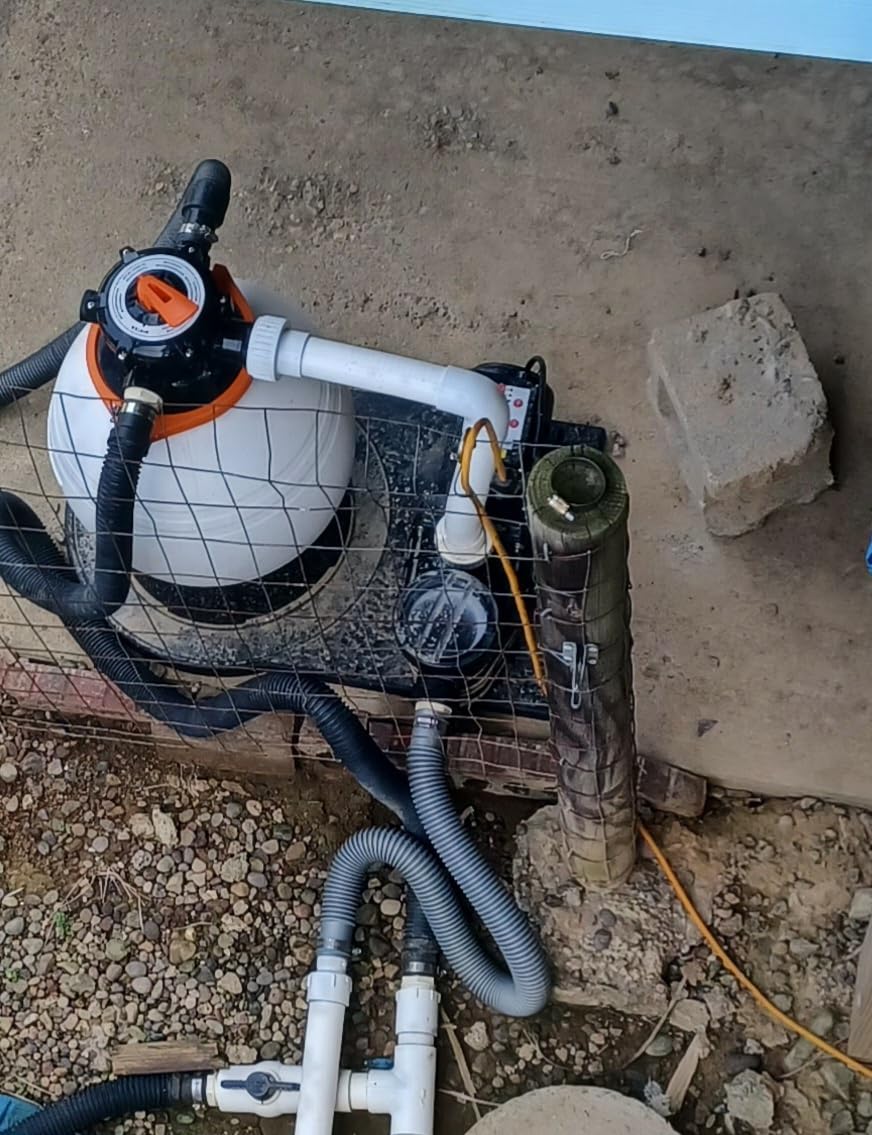 VEVOR 16-inch Sand Filter Pump for Above Ground, Digital Programmer Timer, 3500 GPH, 1 HP Pool Pumps System & Filters Combo Set with 6-Way Multi-Port Valve & Strainer Basket, Easy Installation customer photo 1